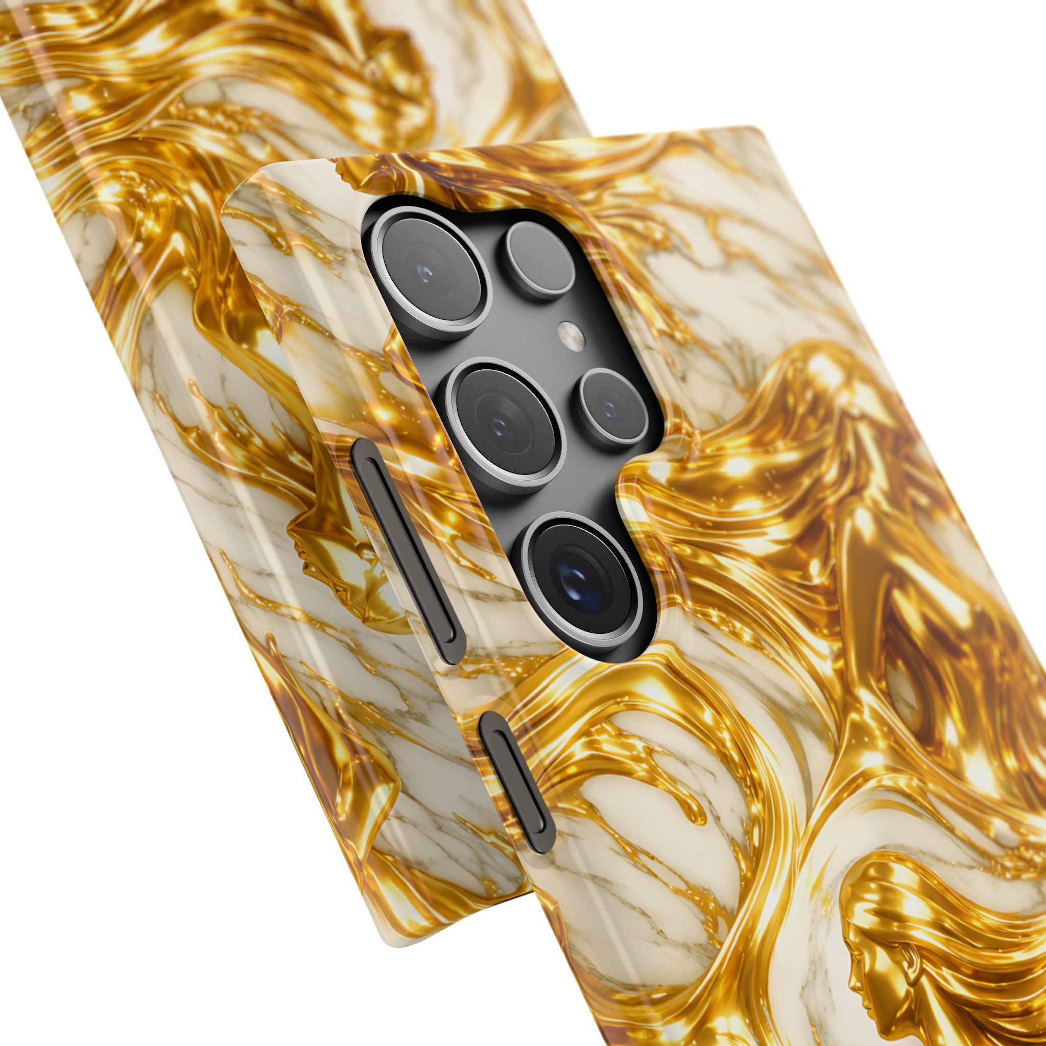Divine Gold Woman Snap Phone Case for iPhone & Galaxy