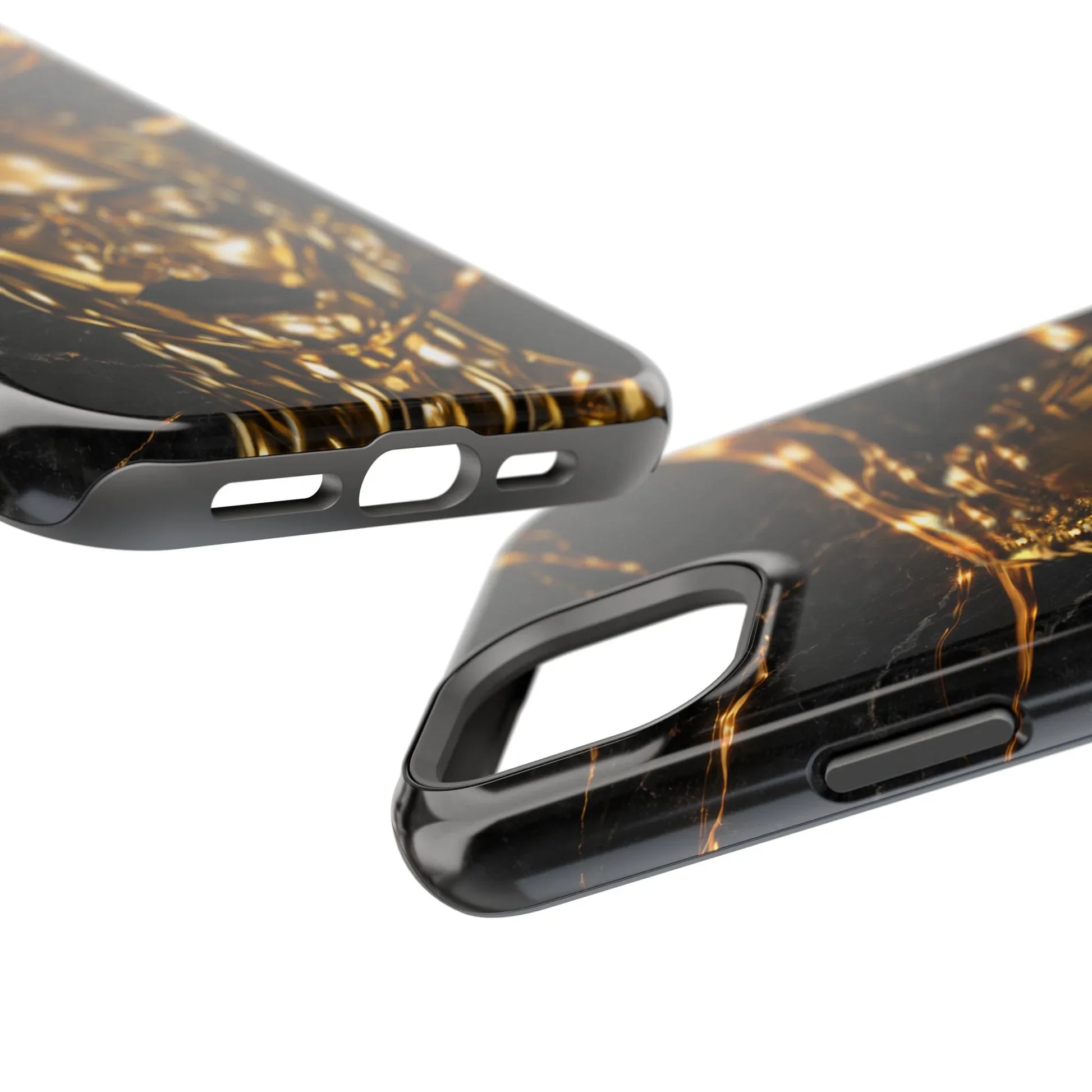 Luxury Gold Portrait Phone Case for iPhone 11-17 and Galaxy S21-S25 - KARARMDESIGN