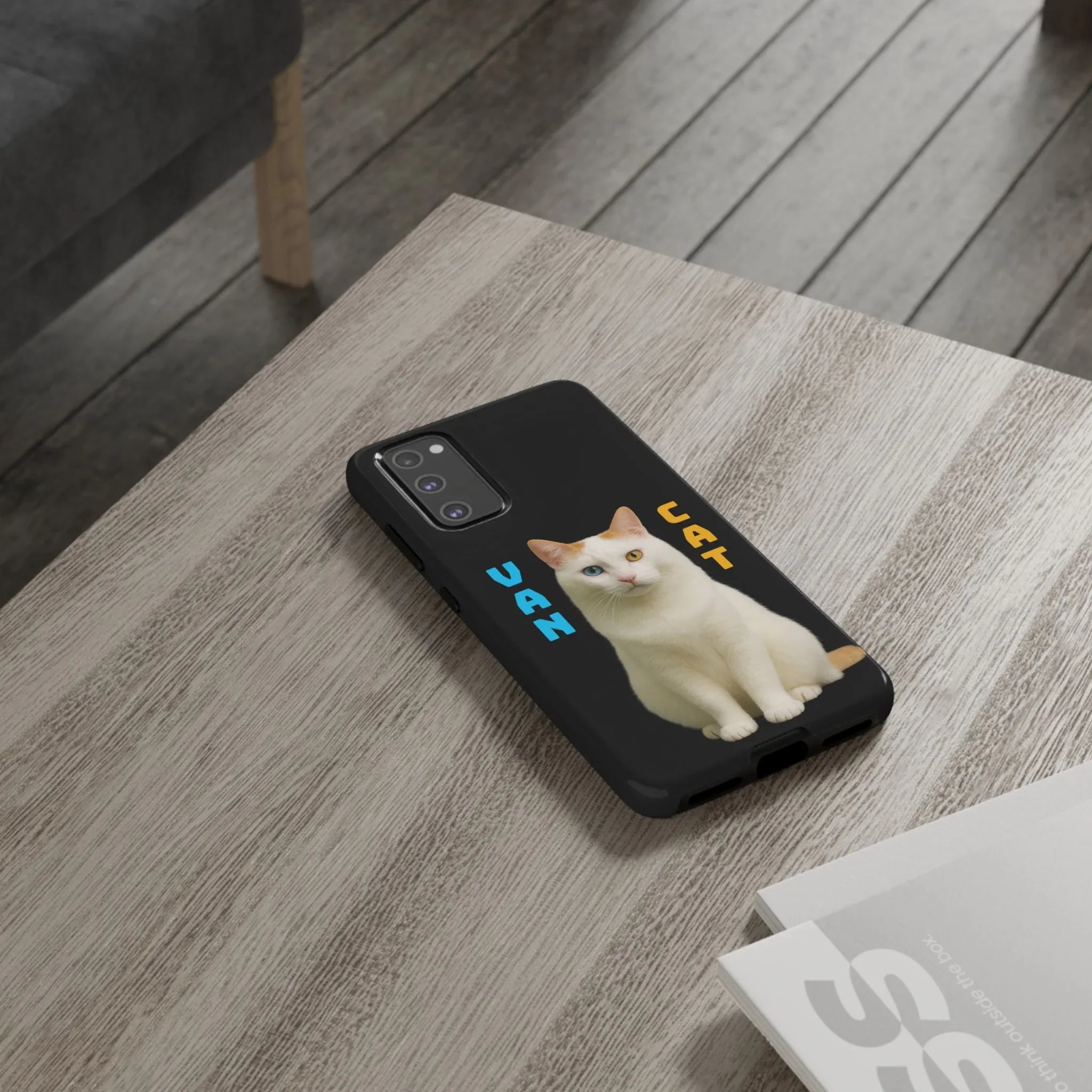 VAN CAT Phone Case for iPhone 8-17 and Galaxy S20-S25 - KARARMDESIGN
