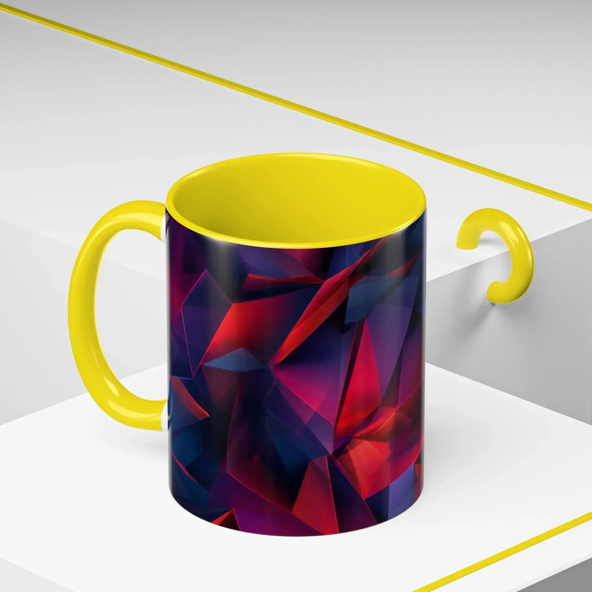 Crystalline Ember Ceramic Mug - Accent Coffee Mug (11, 15oz) - KARARMDESIGN