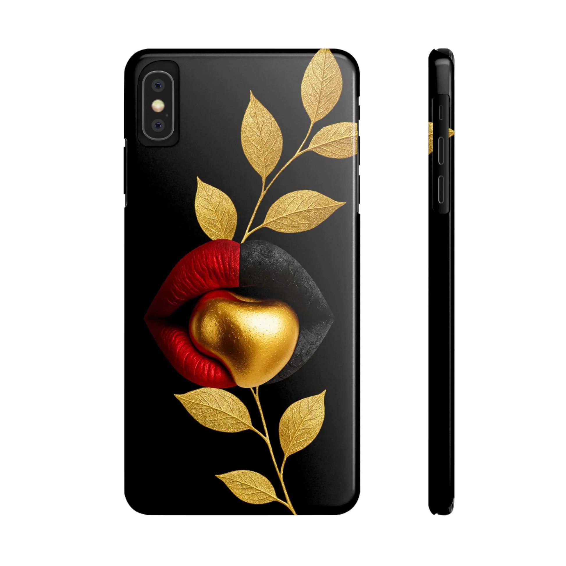 Gilded Expression Phone Case for iPhone 7-17 Models - KARARMDESIGN