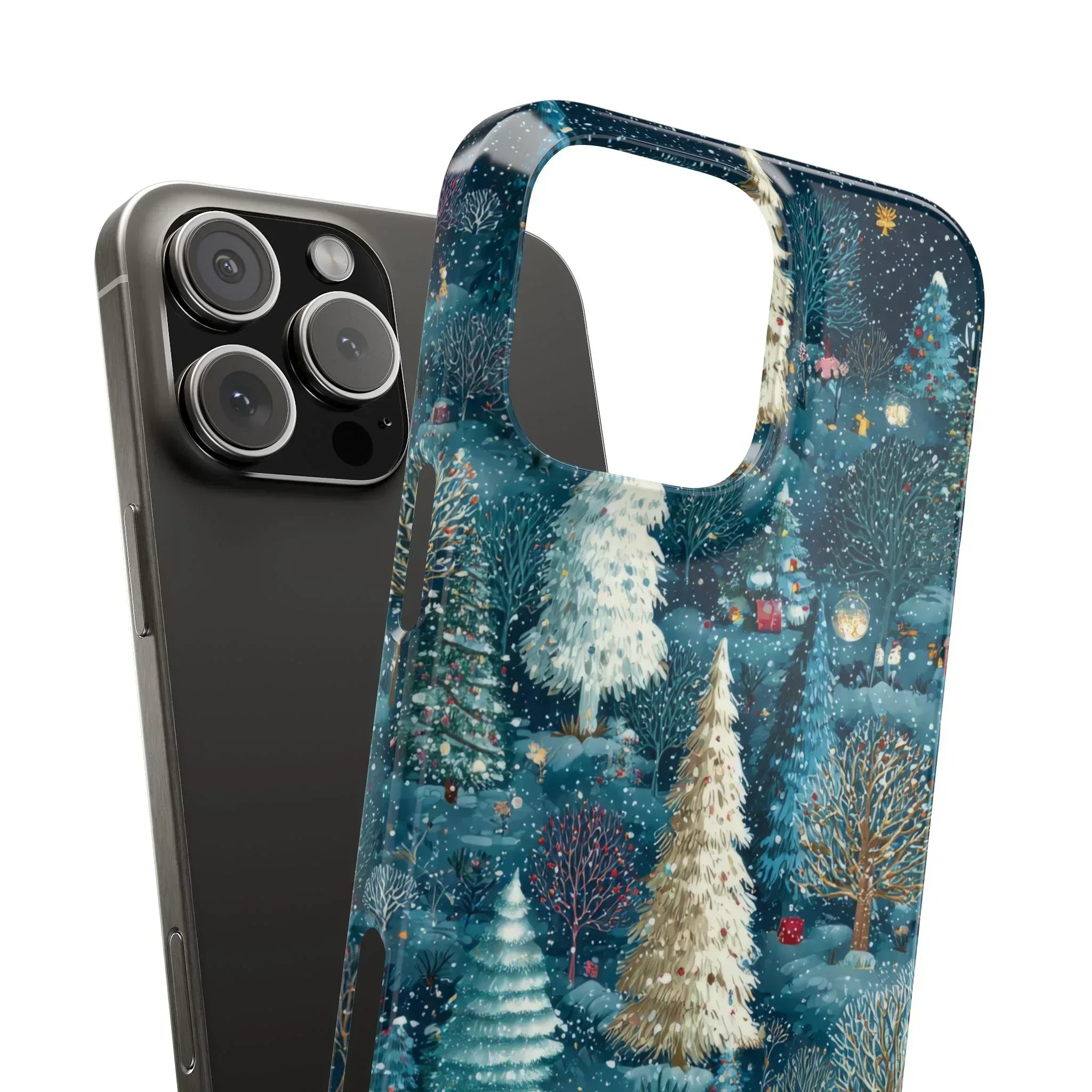 Frosty Forest Phone Case for iPhone 11-17 - KARARMDESIGN
