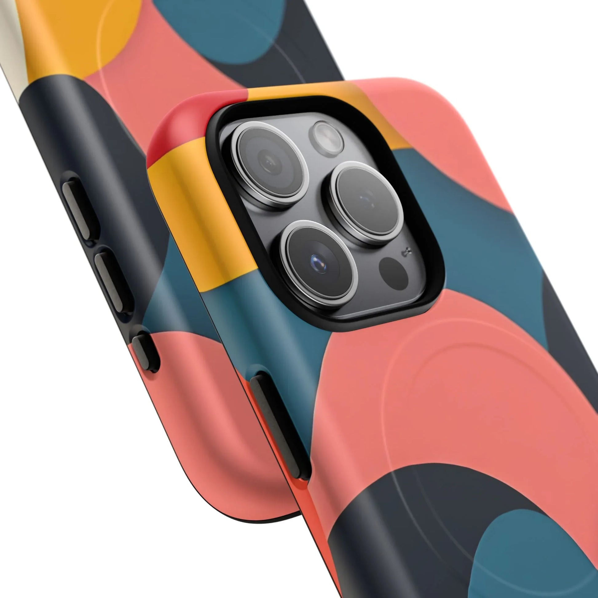 Colorful Abstract Art Phone Case for iPhone 13-17 - KARARMDESIGN