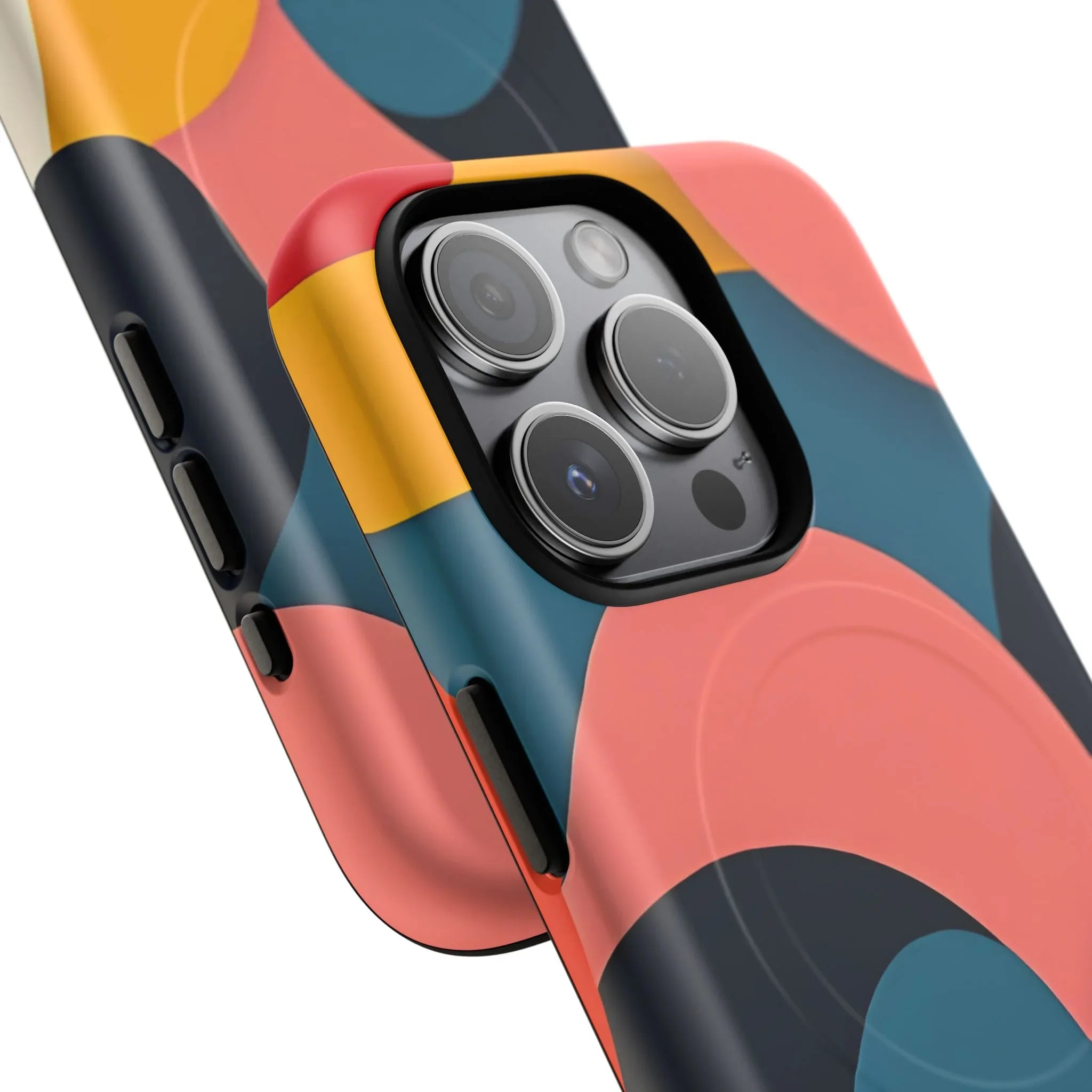 Colorful Abstract Art Phone Case for iPhone 13-17 - KARARMDESIGN
