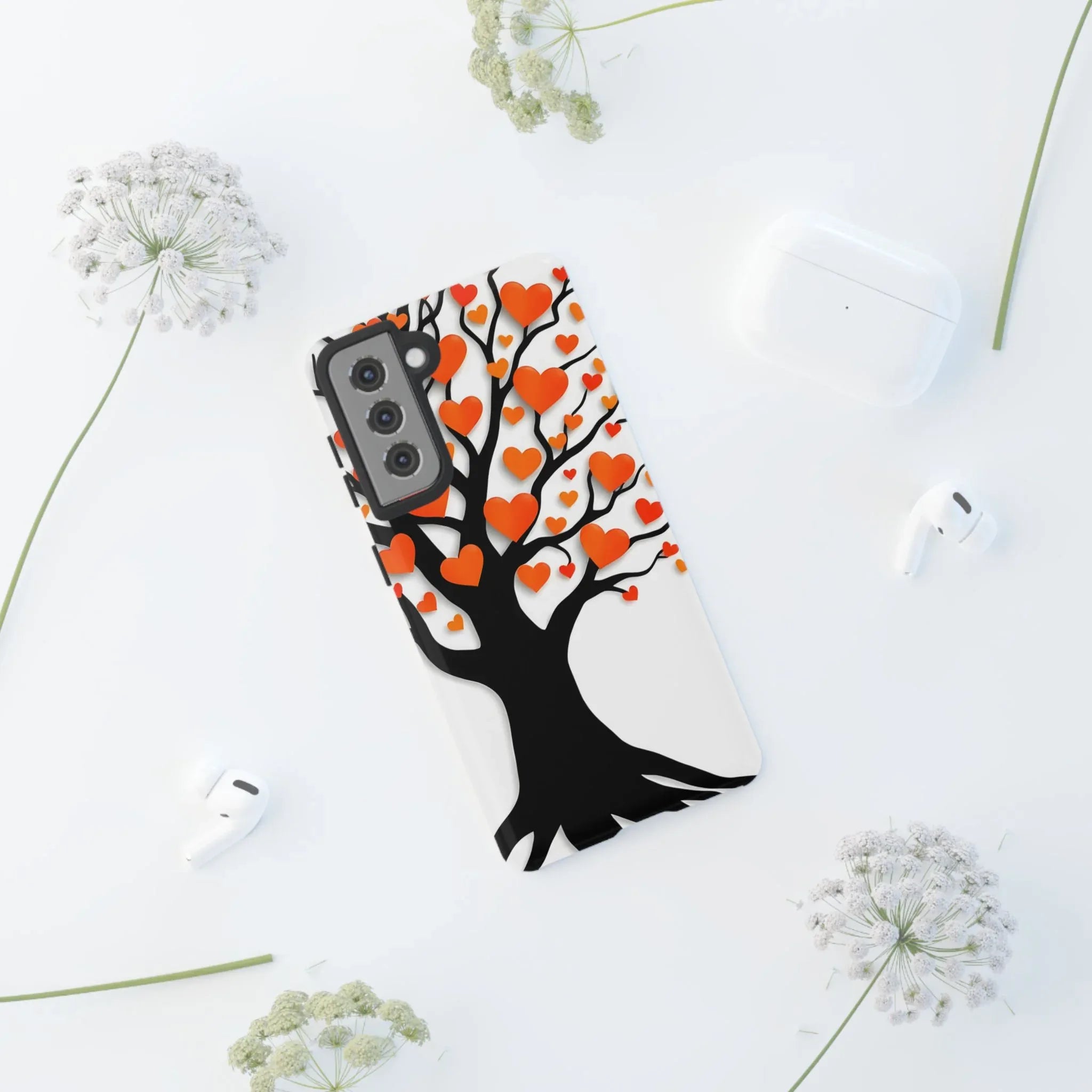 Heart Design Phone Case for iPhone 11–17 and Galaxy S20–S25 - KARARMDESIGN