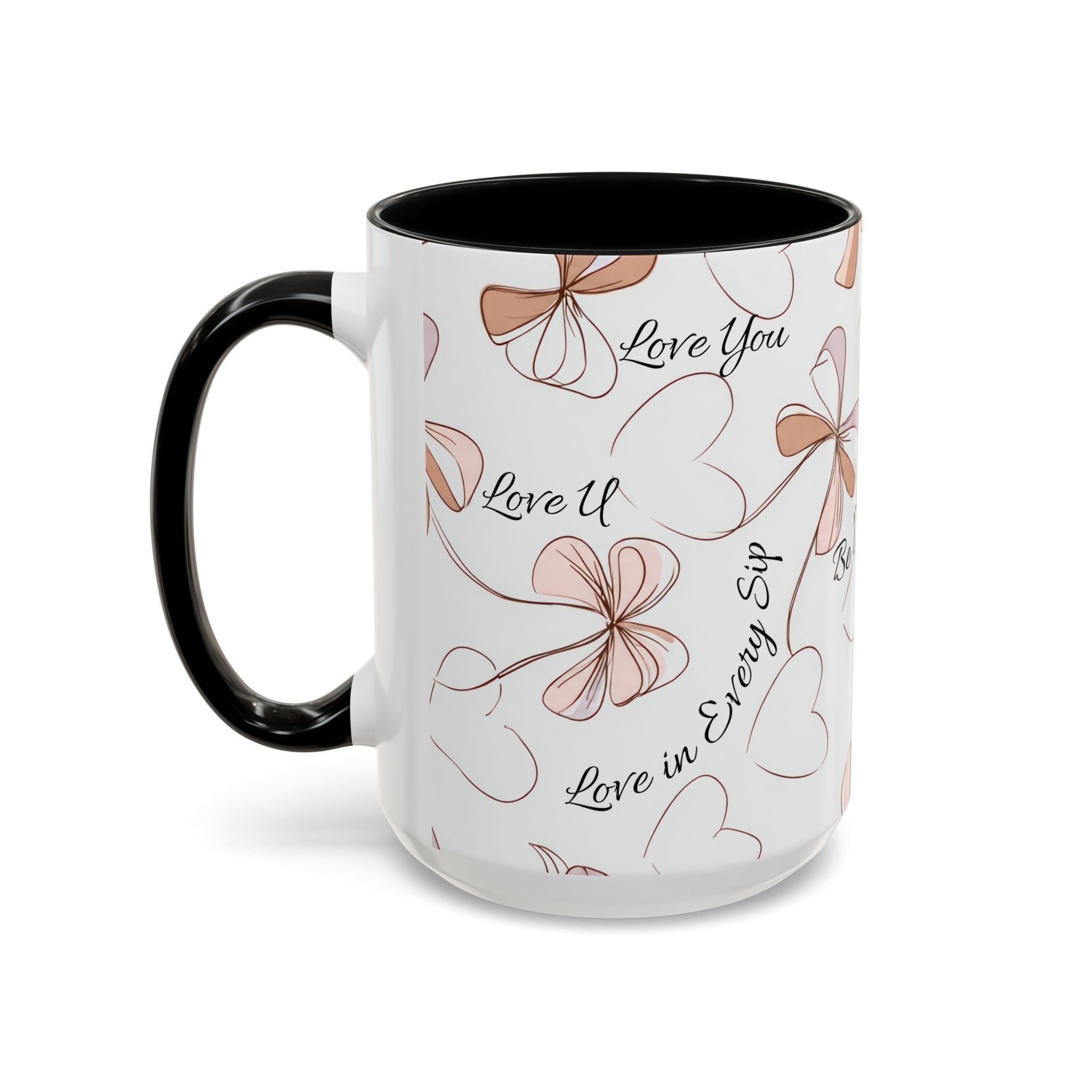 Love Messages Accent Coffee Mug (11, 15oz)