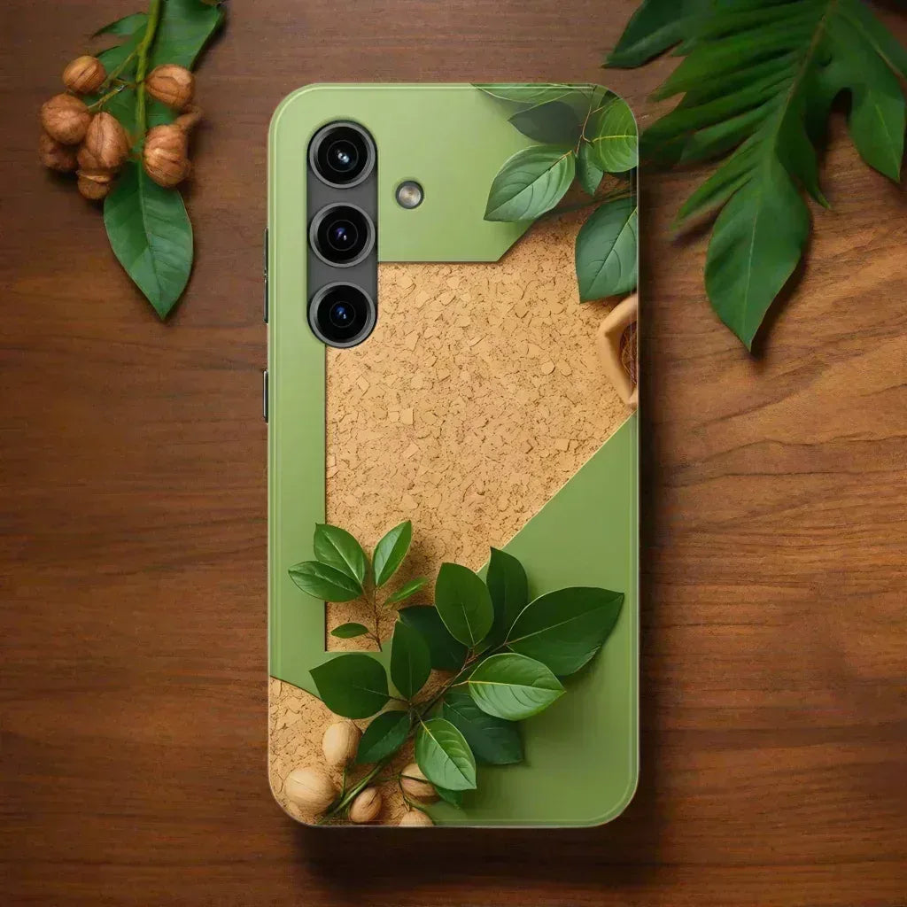 Eco-Inspired Phone Case for iPhone 11-16 and Galaxy S21-S24 - KARARMDESIGN