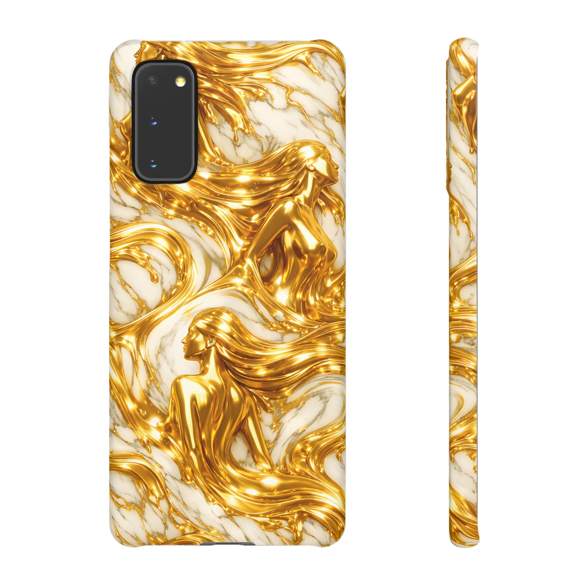 Divine Gold Woman Snap Phone Case for iPhone & Galaxy