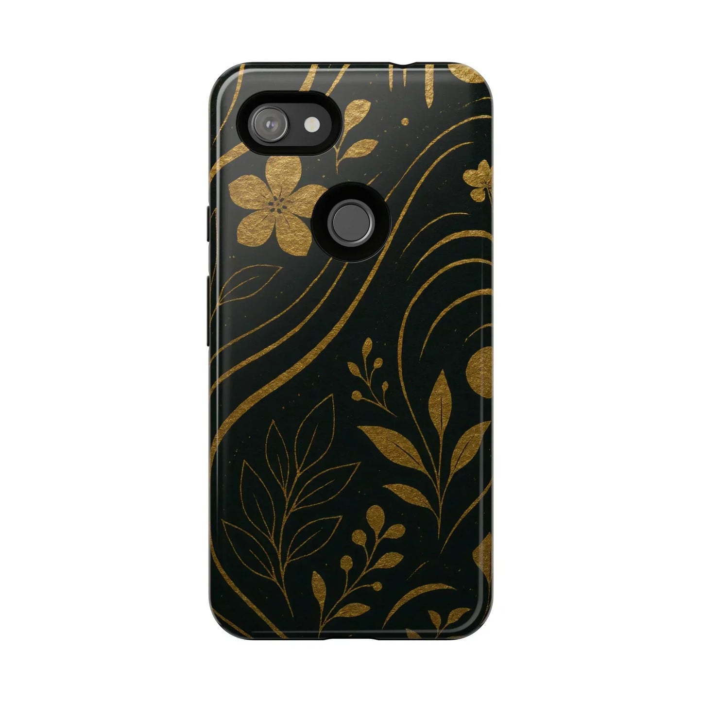 Foil Frenzy Abstract Gold Pattern Phone Case for Samsung Galaxy and Google Pixel - KarArmDesign