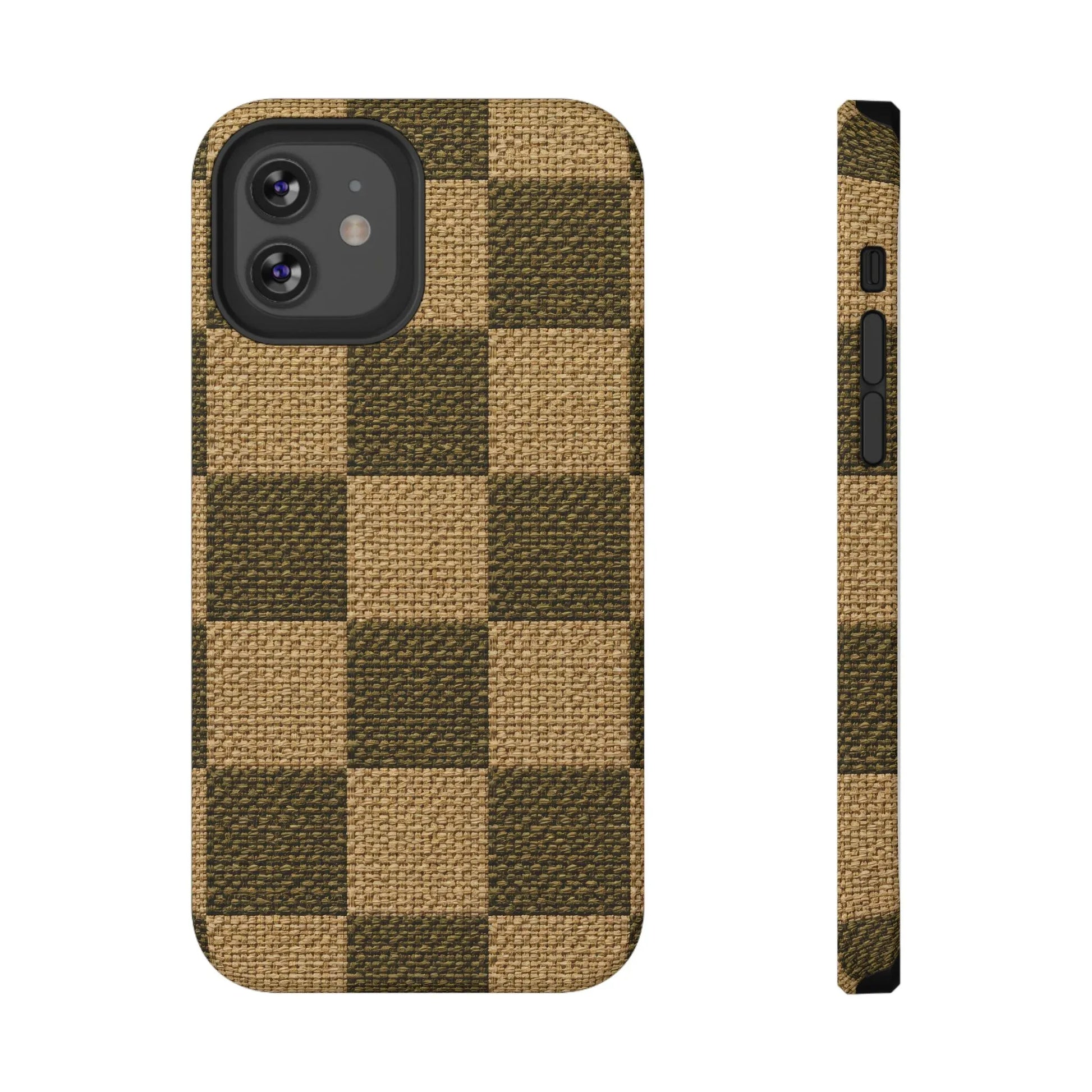 Rustic Woven Phone Case for iPhone 11-17 and Galaxy S21-S22 - KARARMDESIGN