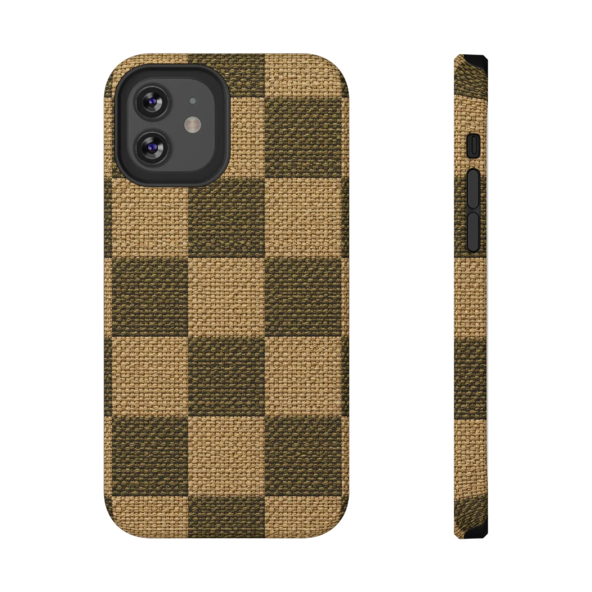 Rustic Woven Phone Case for iPhone 11-17 and Galaxy S21-S22 - KARARMDESIGN