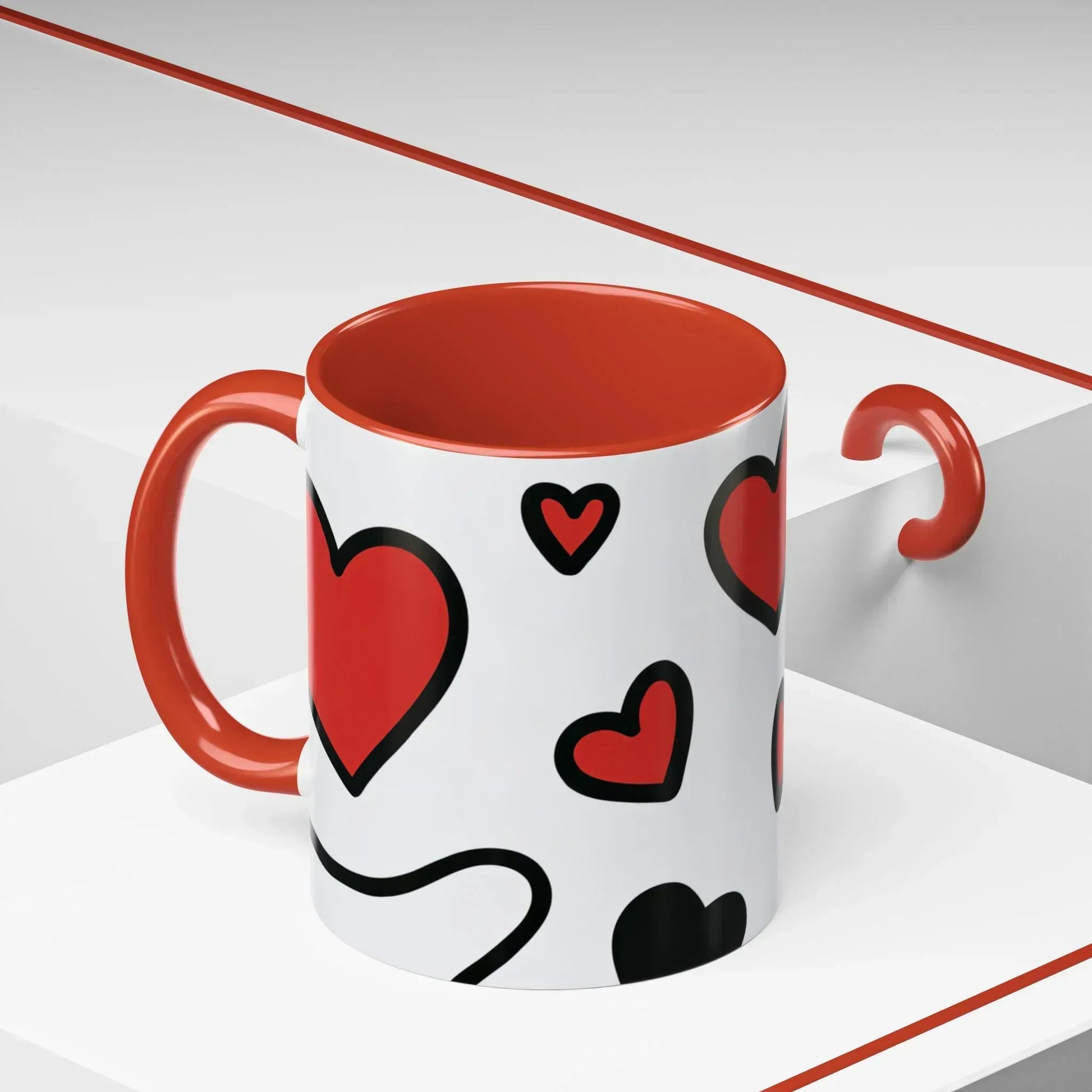 Love Overflow Mug – Accent Coffee Mug (11, 15oz) - KARARMDESIGN