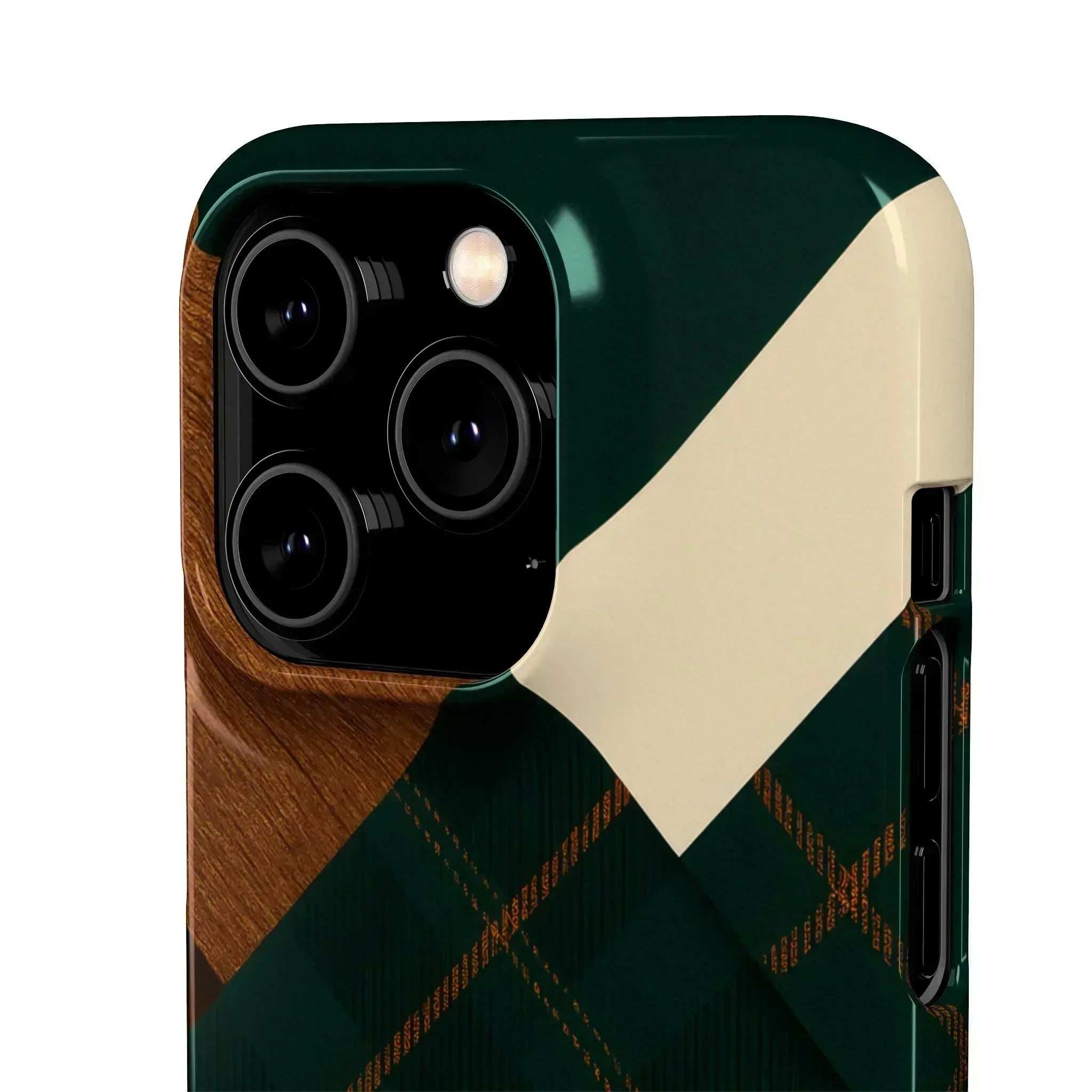 Rustic Green Phone Case for iPhone 8-16 and Galaxy S20-S24 - KARARMDESIGN