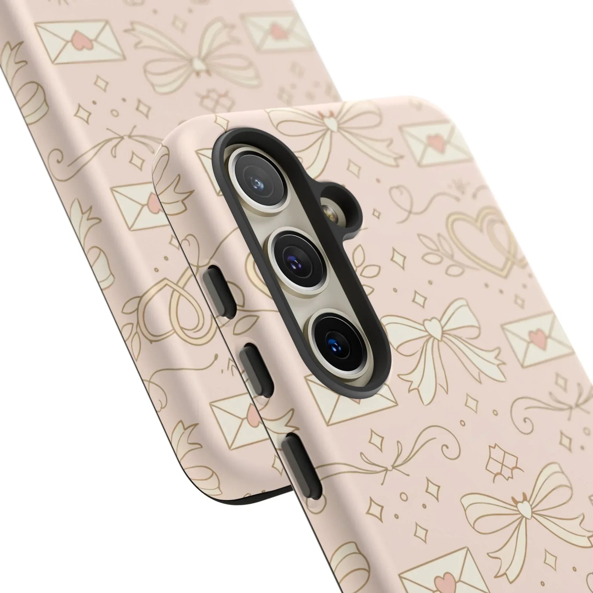 Sweet Romance Tough Phone Case for iPhone 11–17 & Galaxy S10–S25 - KARARMDESIGN