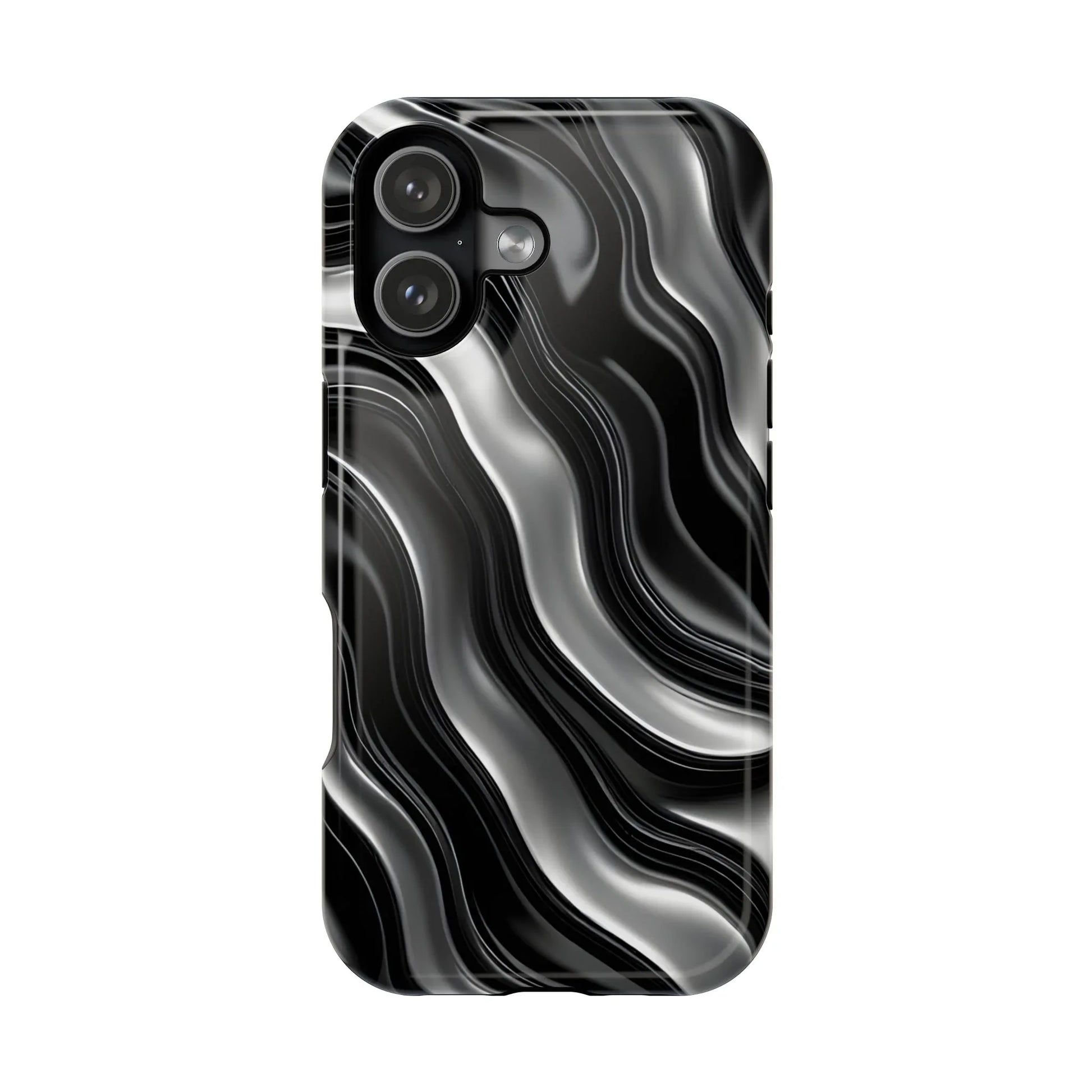 Wavy Illusion Marble Phone Case for iPhone 13-17 - KARARMDESIGN