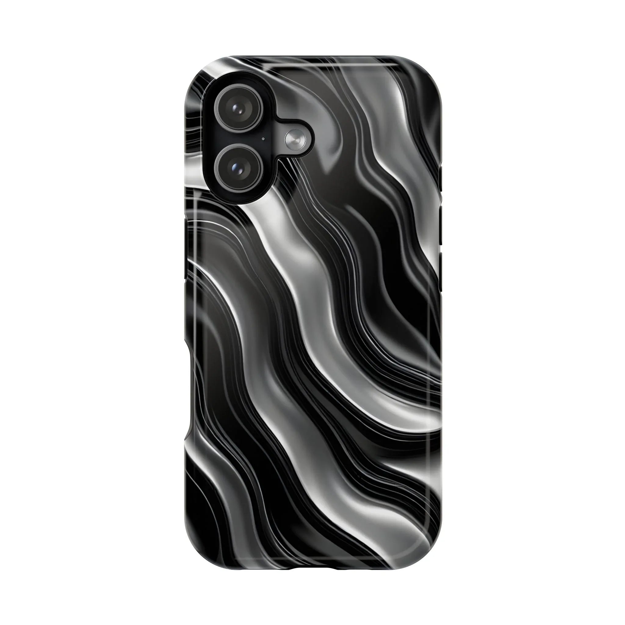 Wavy Illusion Marble Phone Case for iPhone 13-17 - KARARMDESIGN
