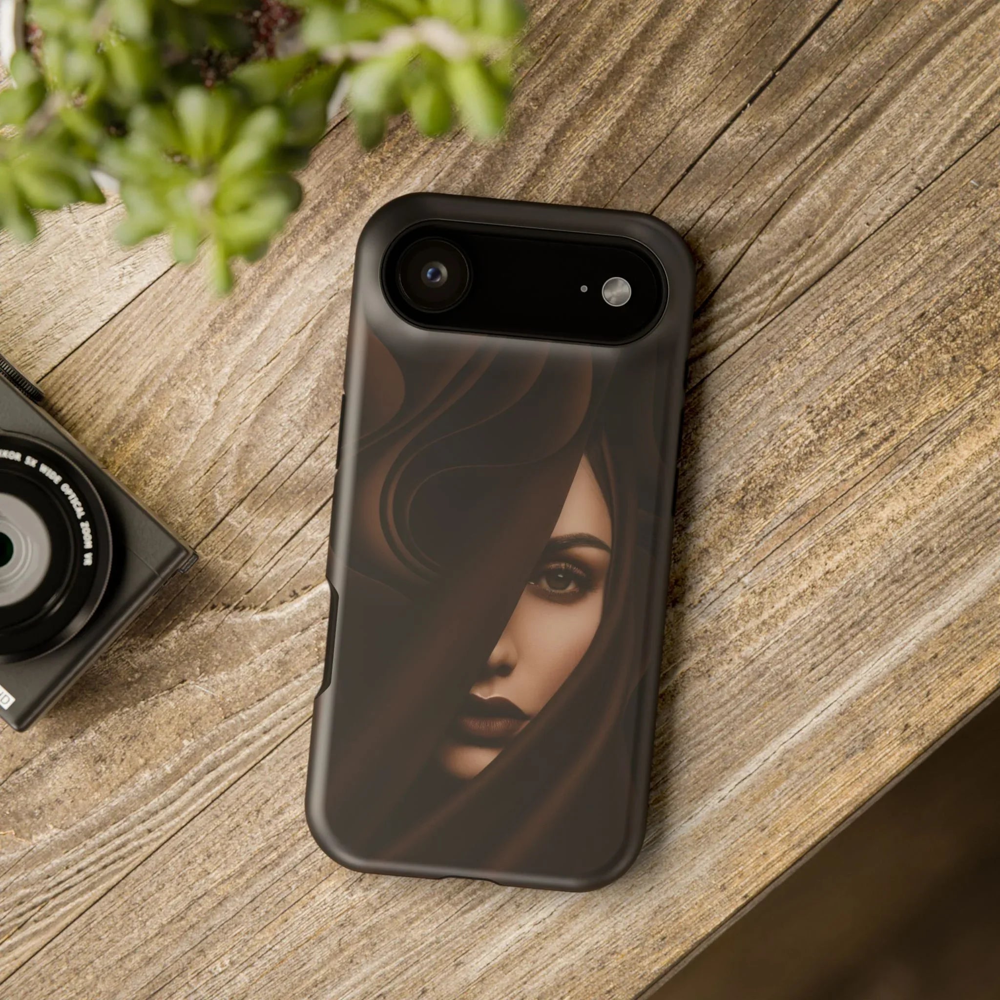 Mystery Woman Phone Case for iPhone 17, Air, Pro, Pro Max - KARARMDESIGN