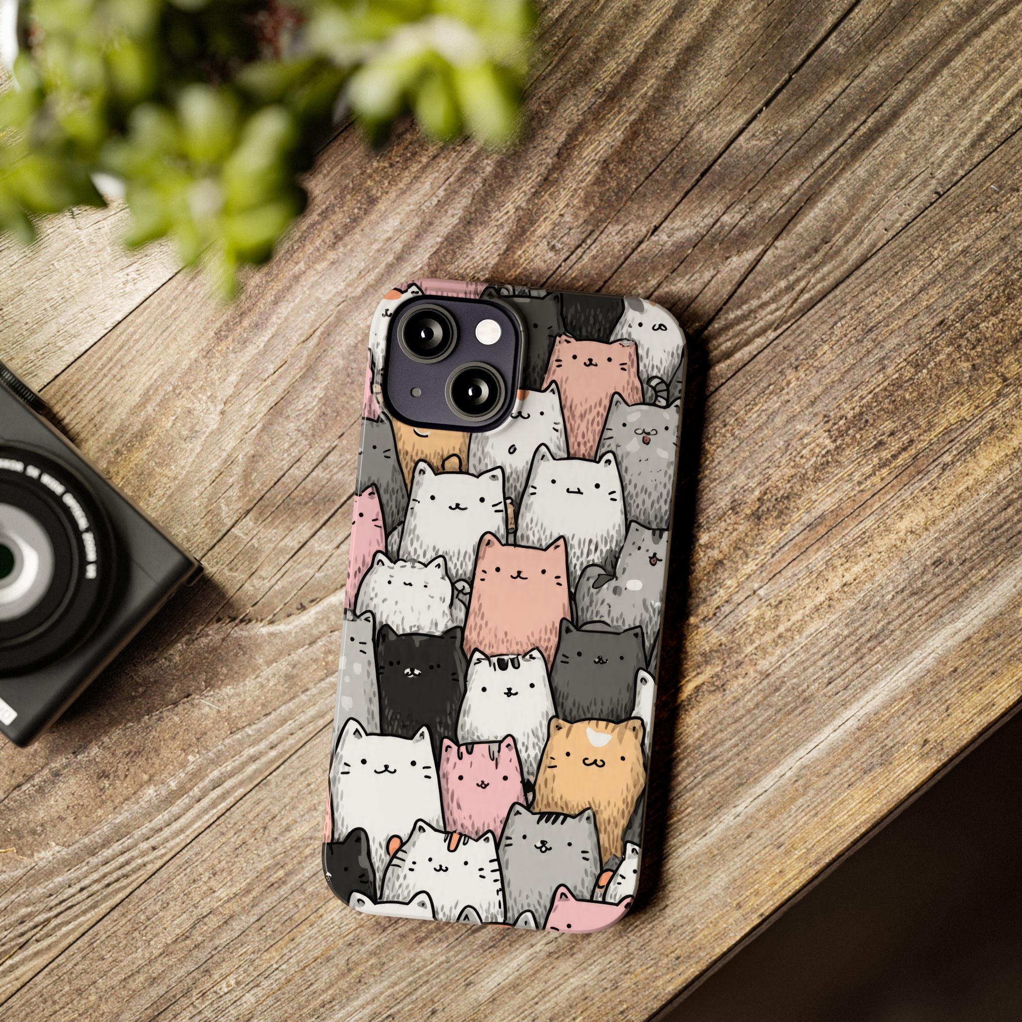 Cat Carnival Phone Case for iPhone 11-17 Models - KARARMDESIGN