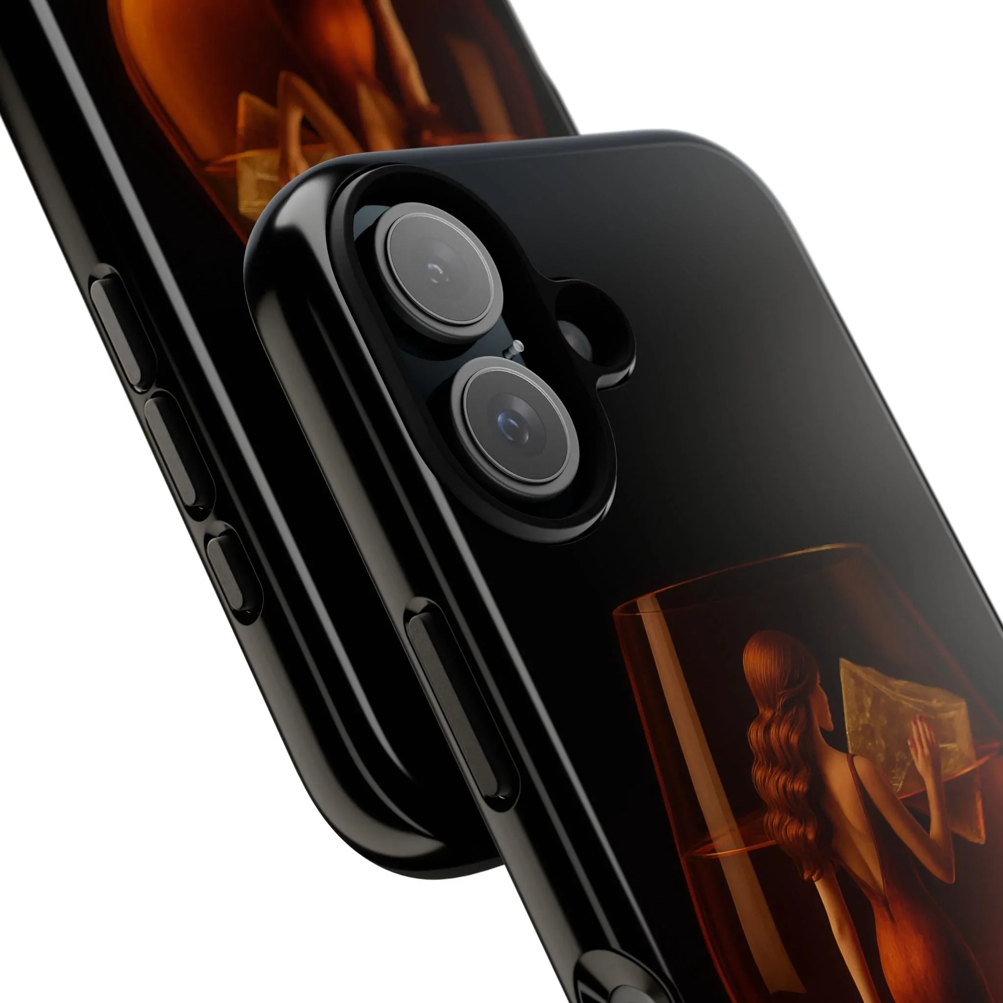 Elegant Midnight Lady Phone Case for iPhone 8-17 and Google Pixel 4-9 - KARARMDESIGN