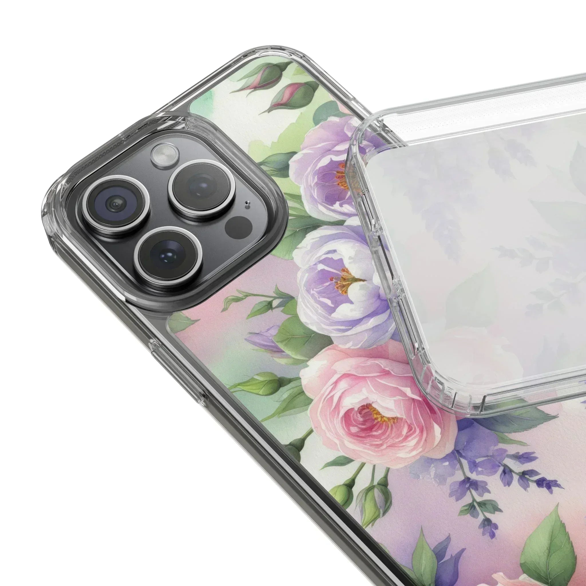 Clear Phone Case for iPhone 12-16 and Samsung Galaxy S21 - KARARMDESIGN