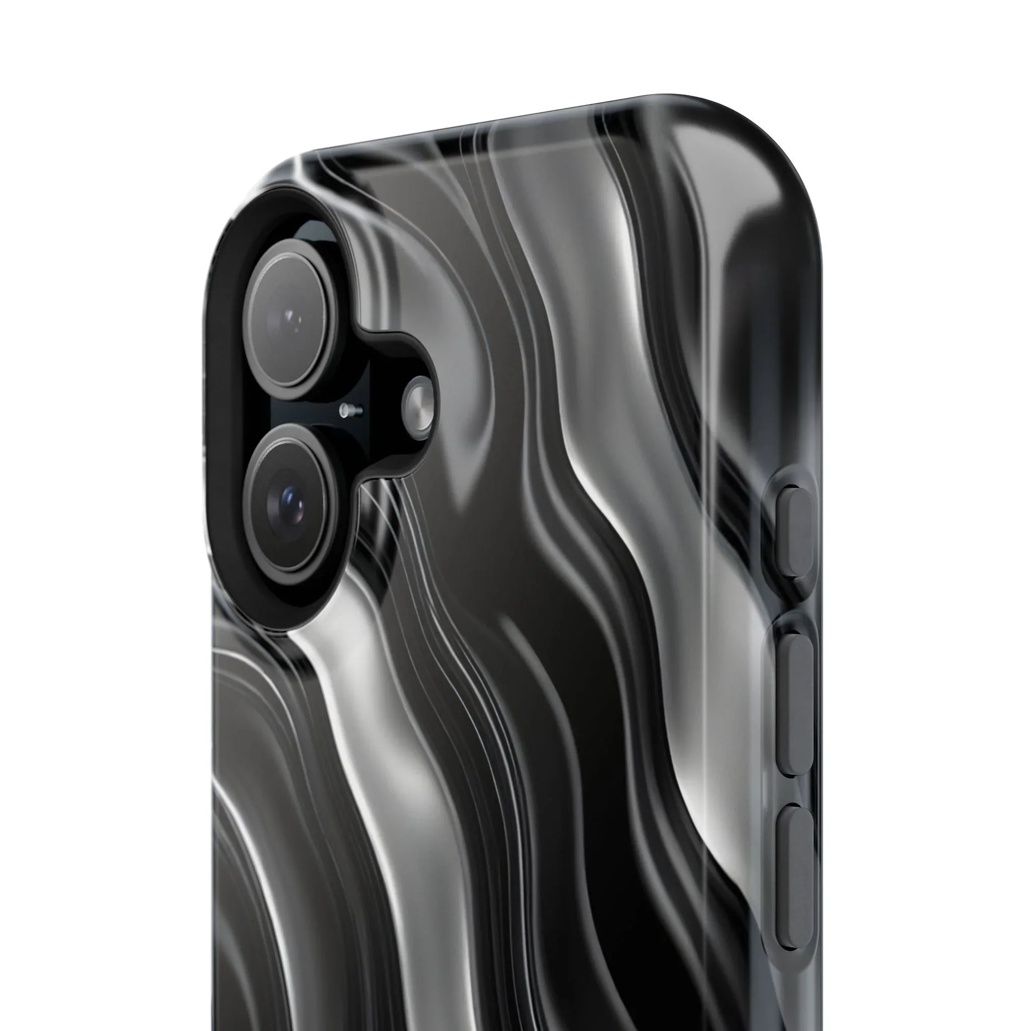 Wavy Illusion Marble Phone Case for iPhone 13-17 - KARARMDESIGN