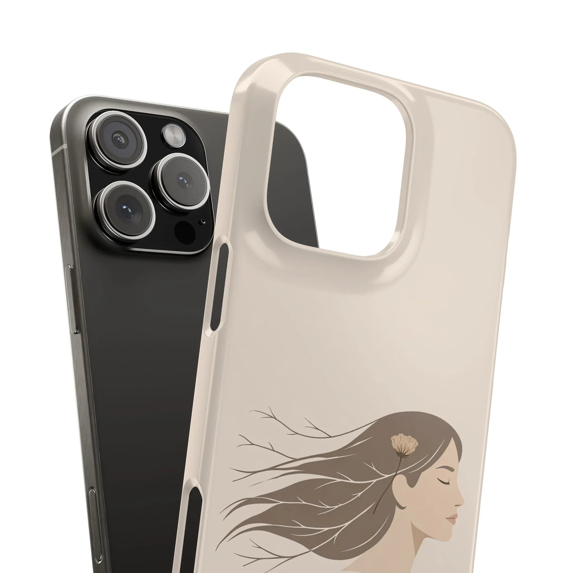 Graceful Strength Phone Case for iPhone 11-17 and Galaxy S20-25 - KARARMDESIGN