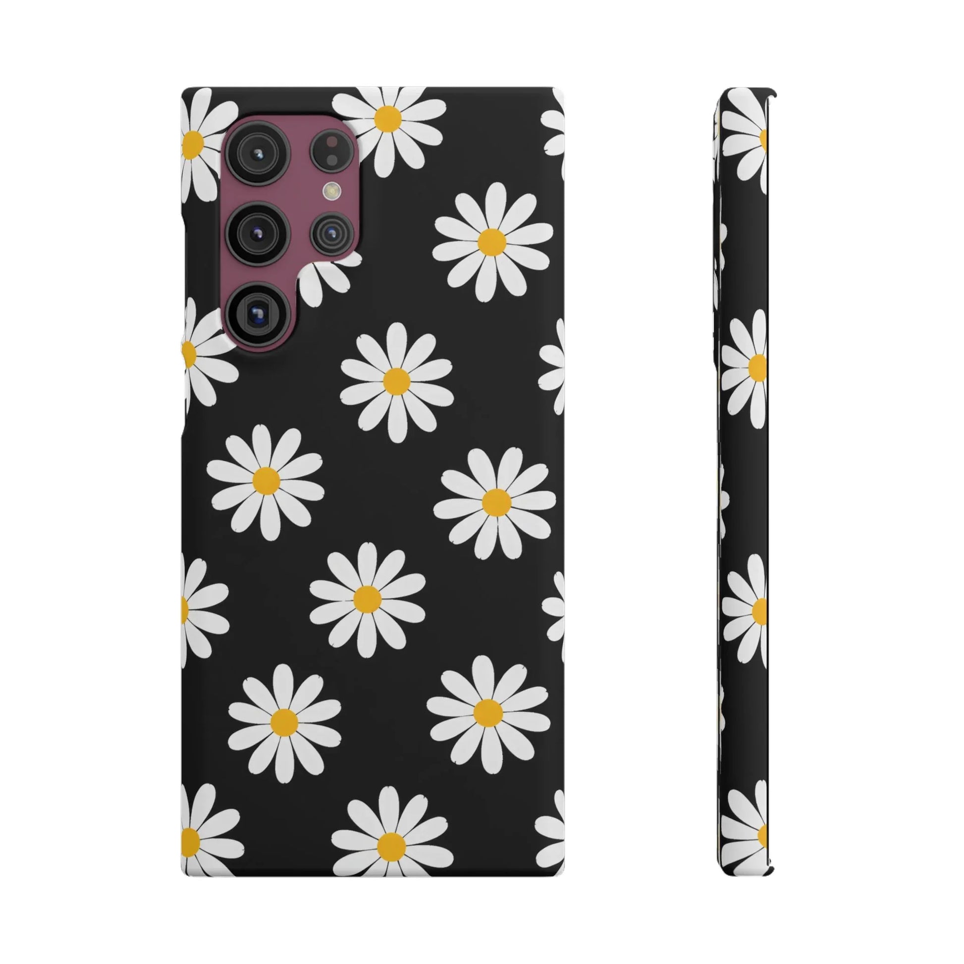 Daisy Charm Phone Case for iPhone 11-17 and Galaxy S20-S25 - KARARMDESIGN