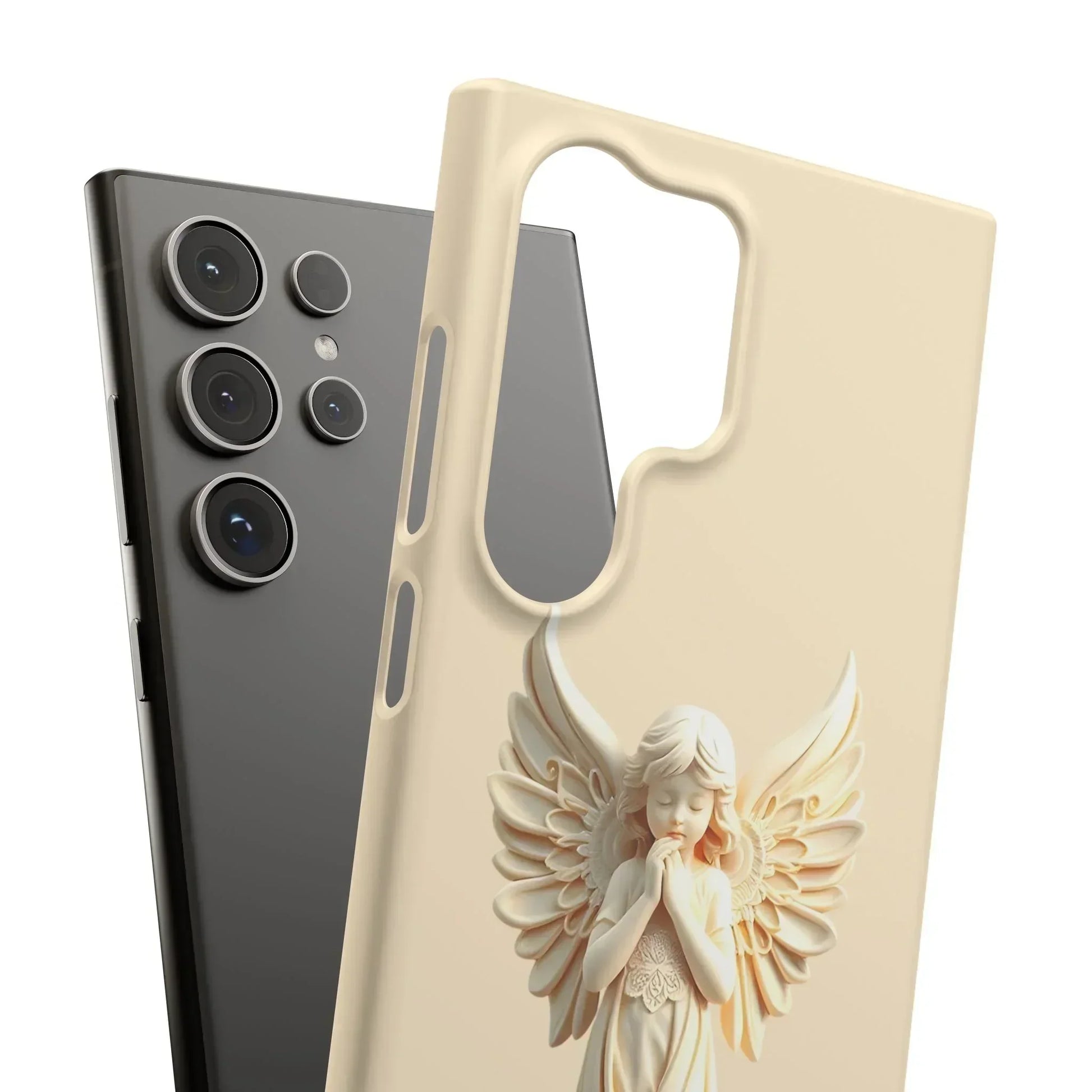Heavenly Angel Phone Case for iPhone 7-16 and Samsung Galaxy S10-S24 Models - KarArmDesign