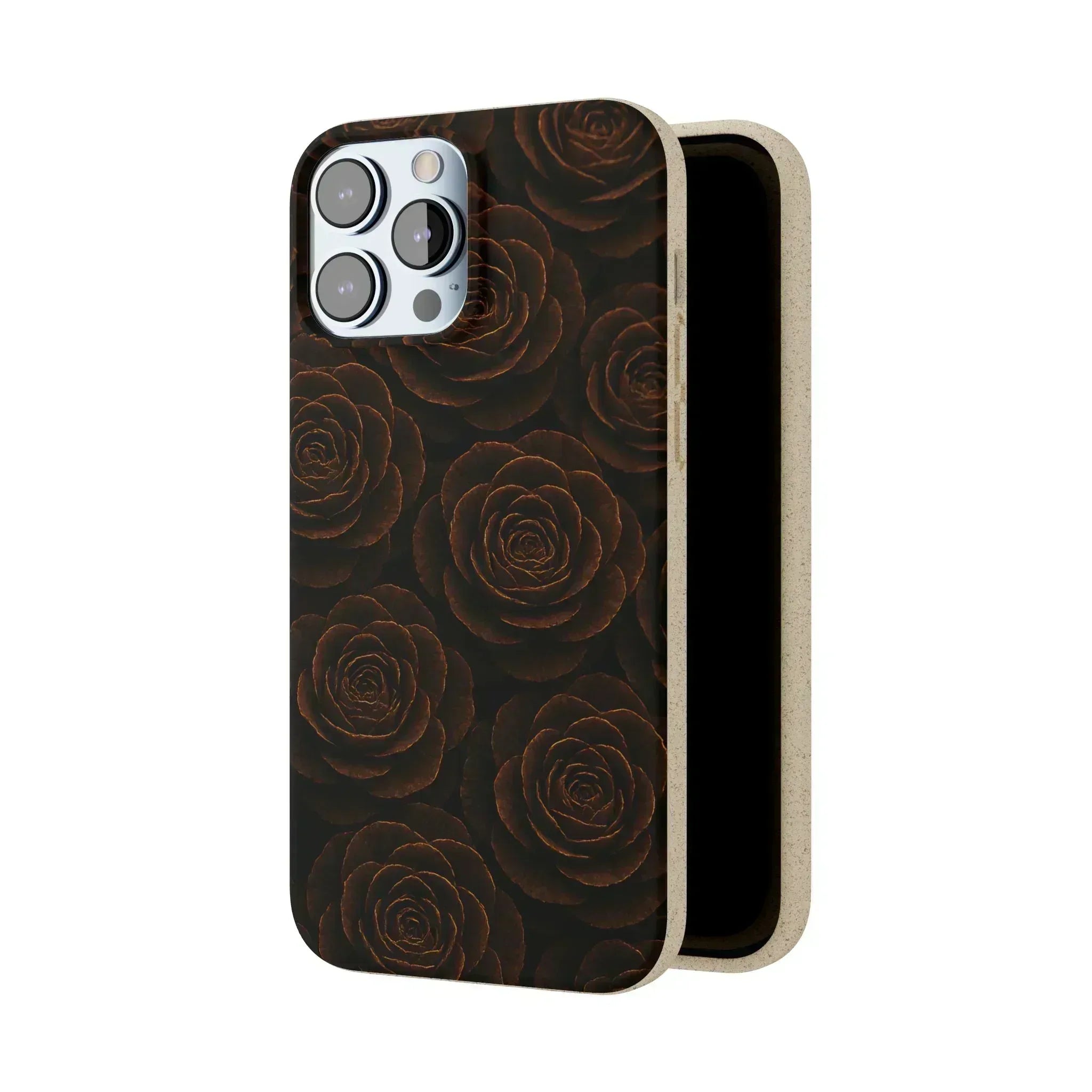 Wooden Roses Phone Case for iPhone 11-16 and Samsung Galaxy S20-S22 - KARARMDESIGN