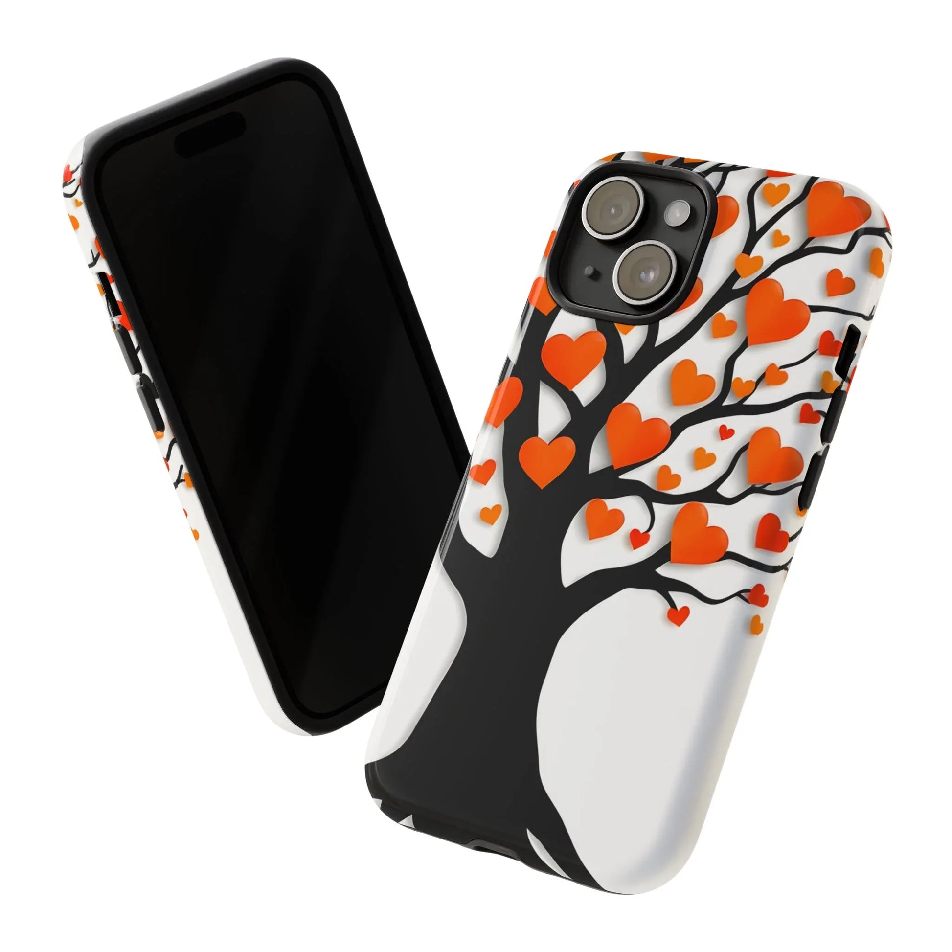 Heart Design Phone Case for iPhone 11–17 and Galaxy S20–S25 - KARARMDESIGN