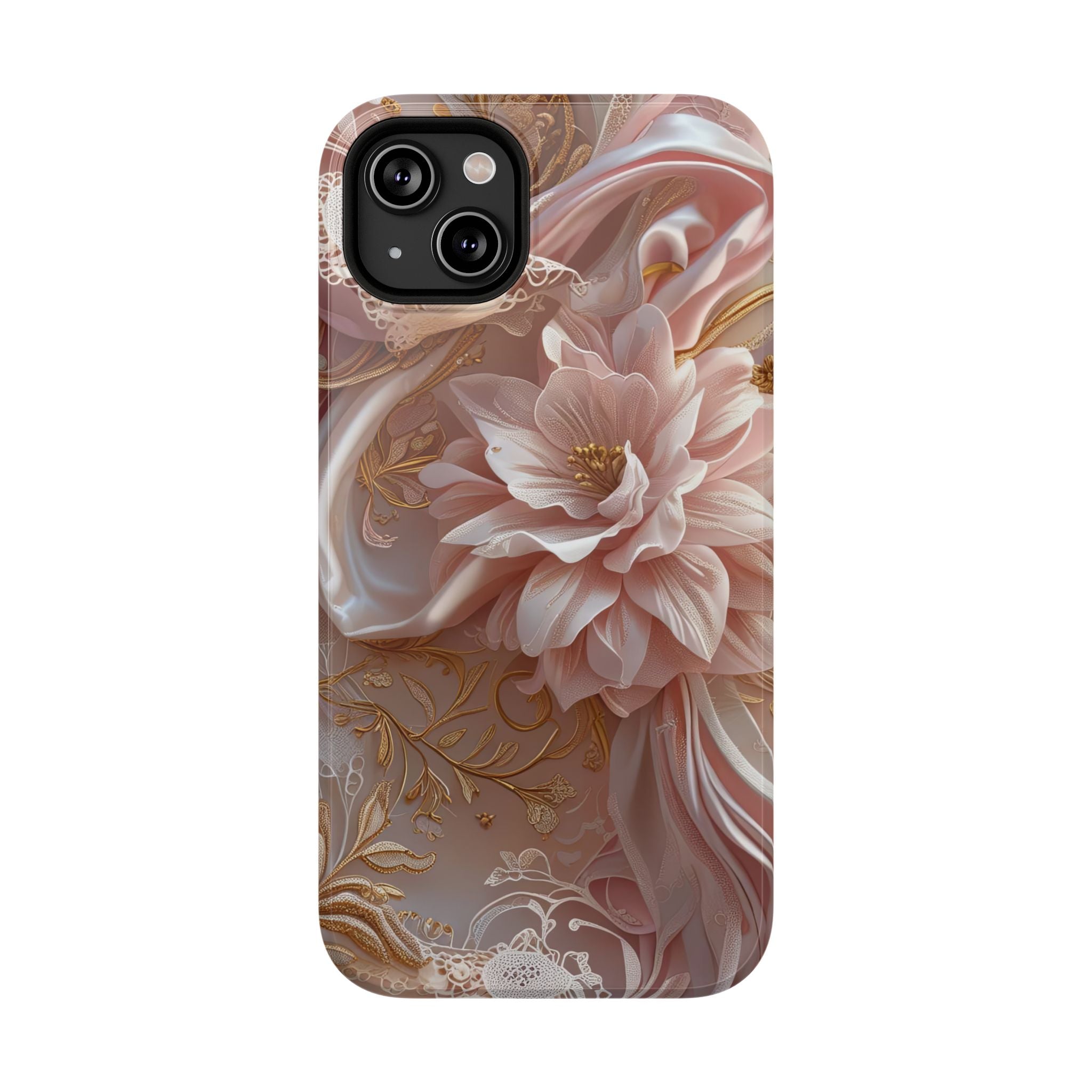 Elegant Floral Phone Case for iPhone 11–17, 16e & Galaxy S22–S26