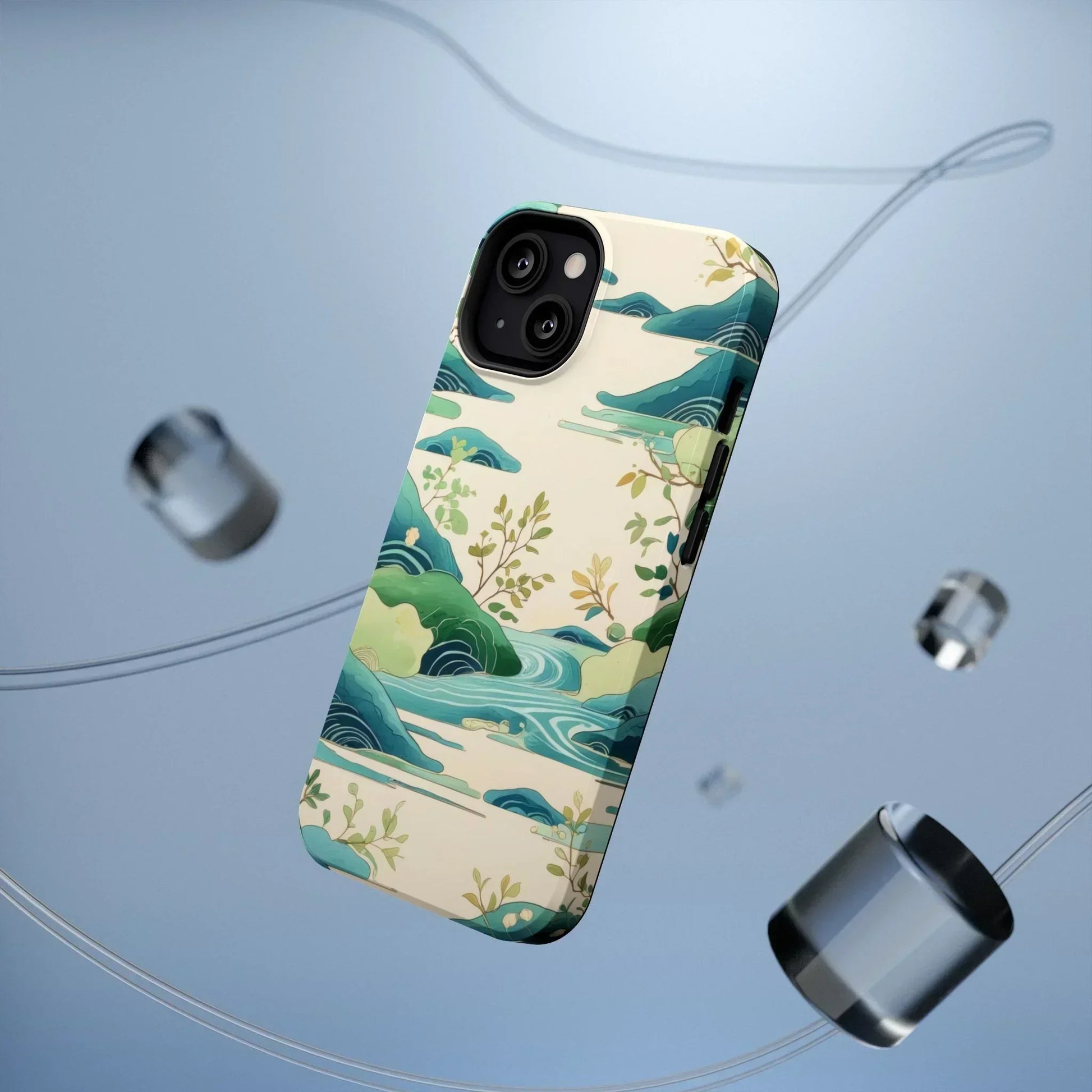 Nature Landscape Phone Case for iPhone 12-16 and Samsung Galaxy S21-S22 Models - KarArmDesign