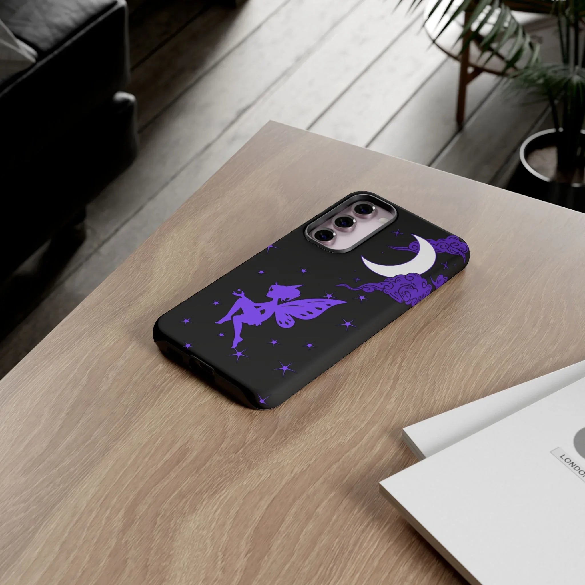 Moonlit Fairy Phone Case for iPhone 8-16 and Galaxy S10-S23 - KARARMDESIGN