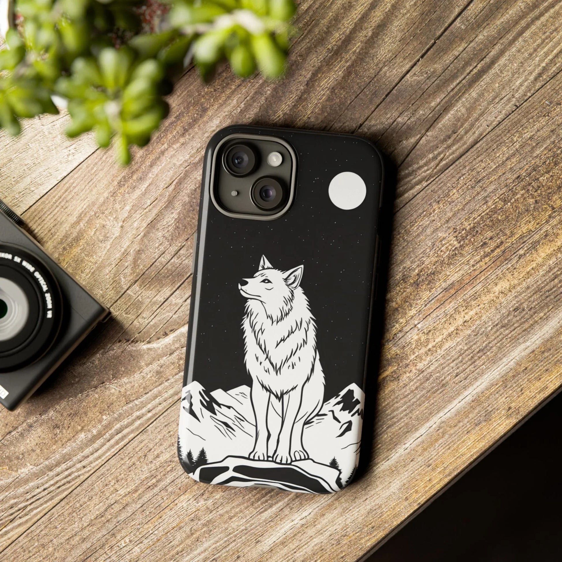 Majestic Wolf Phone Case for iPhone and Galaxy - KARARMDESIGN