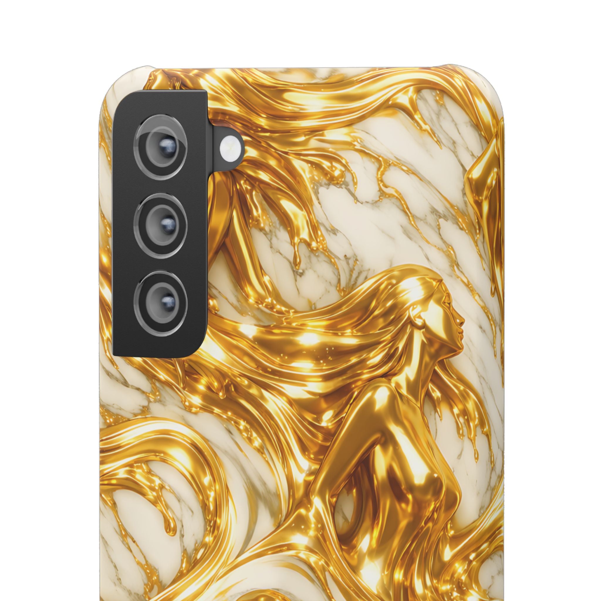 Divine Gold Woman Snap Phone Case for iPhone & Galaxy