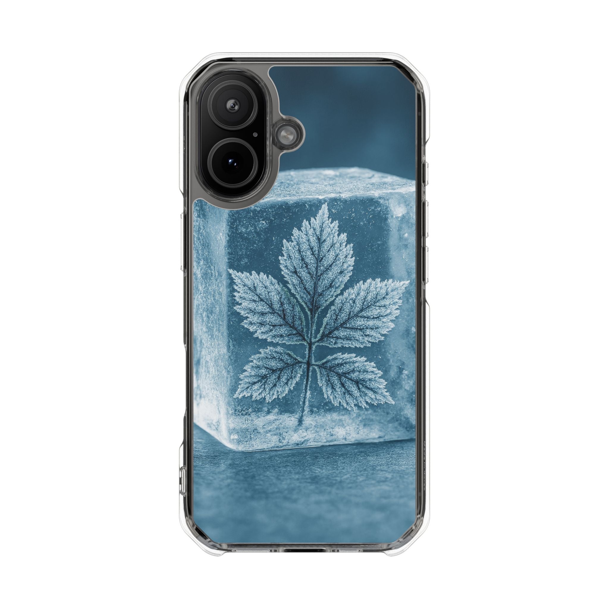 Frozen Leaf Phone Case for iPhone 14-17