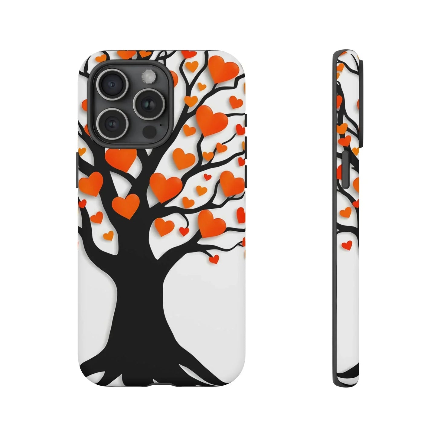 Heart Design Phone Case for iPhone 8–16 and Galaxy S10–S25 Models - KarArmDesign