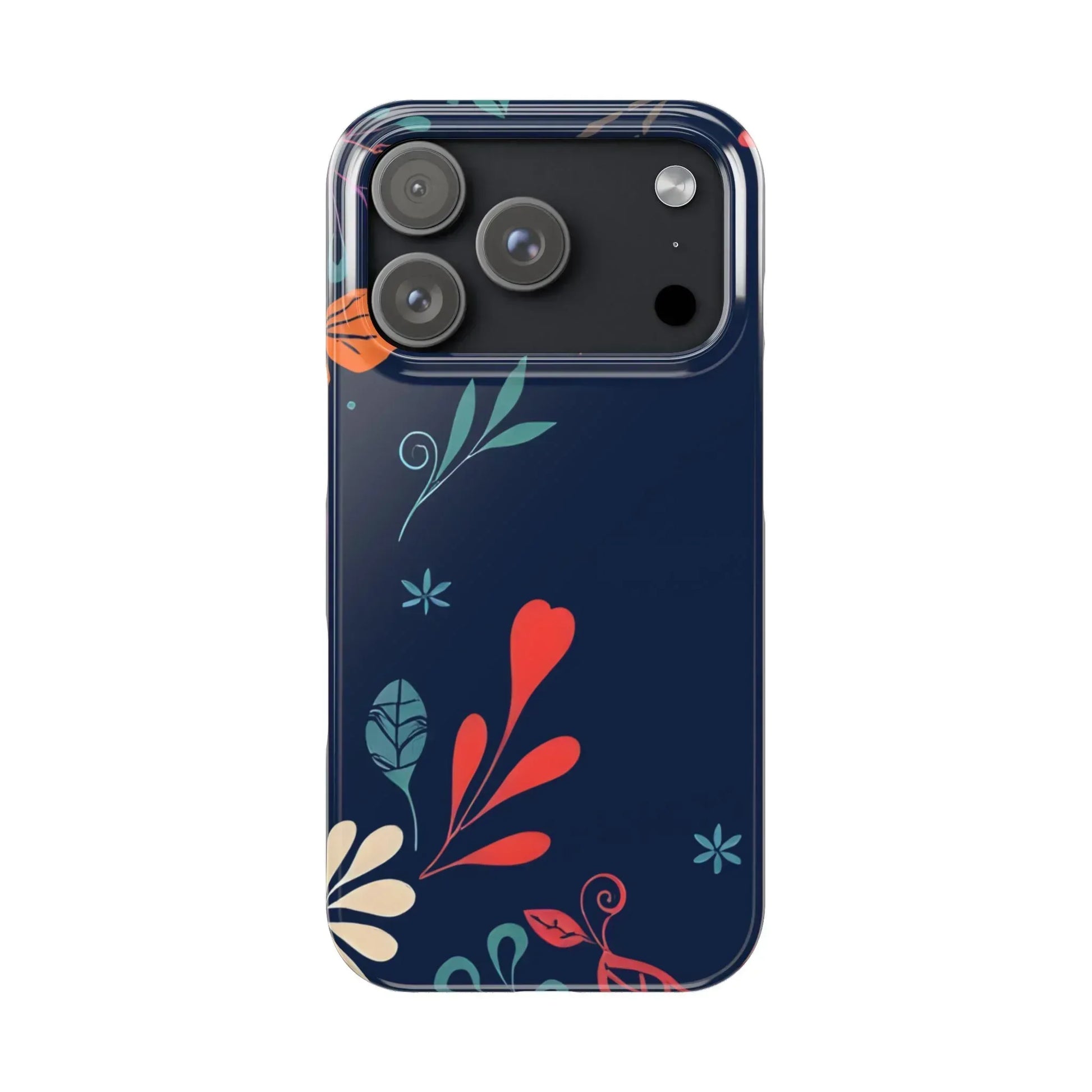 Nightshade Blossoms Phone Case for iPhone 11-17 - KARARMDESIGN