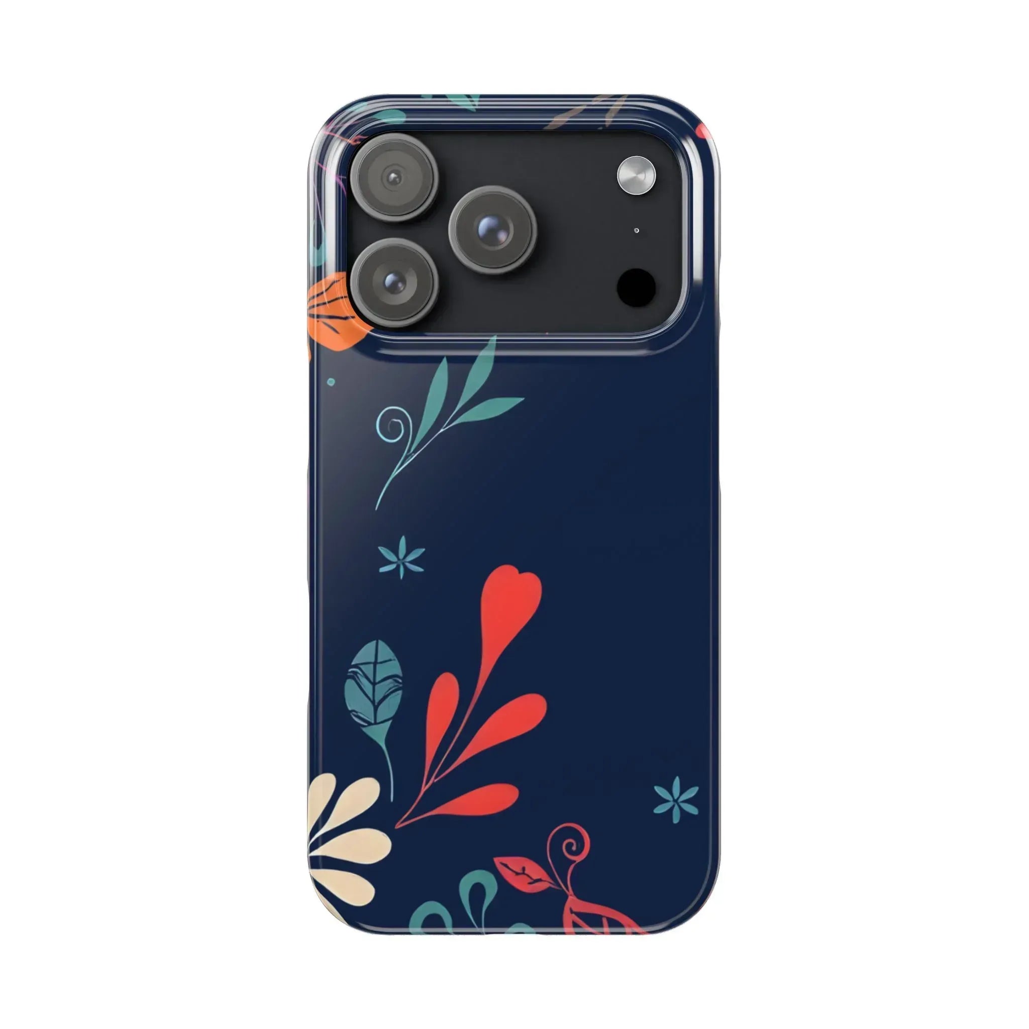 Nightshade Blossoms Phone Case for iPhone 11-17 - KARARMDESIGN