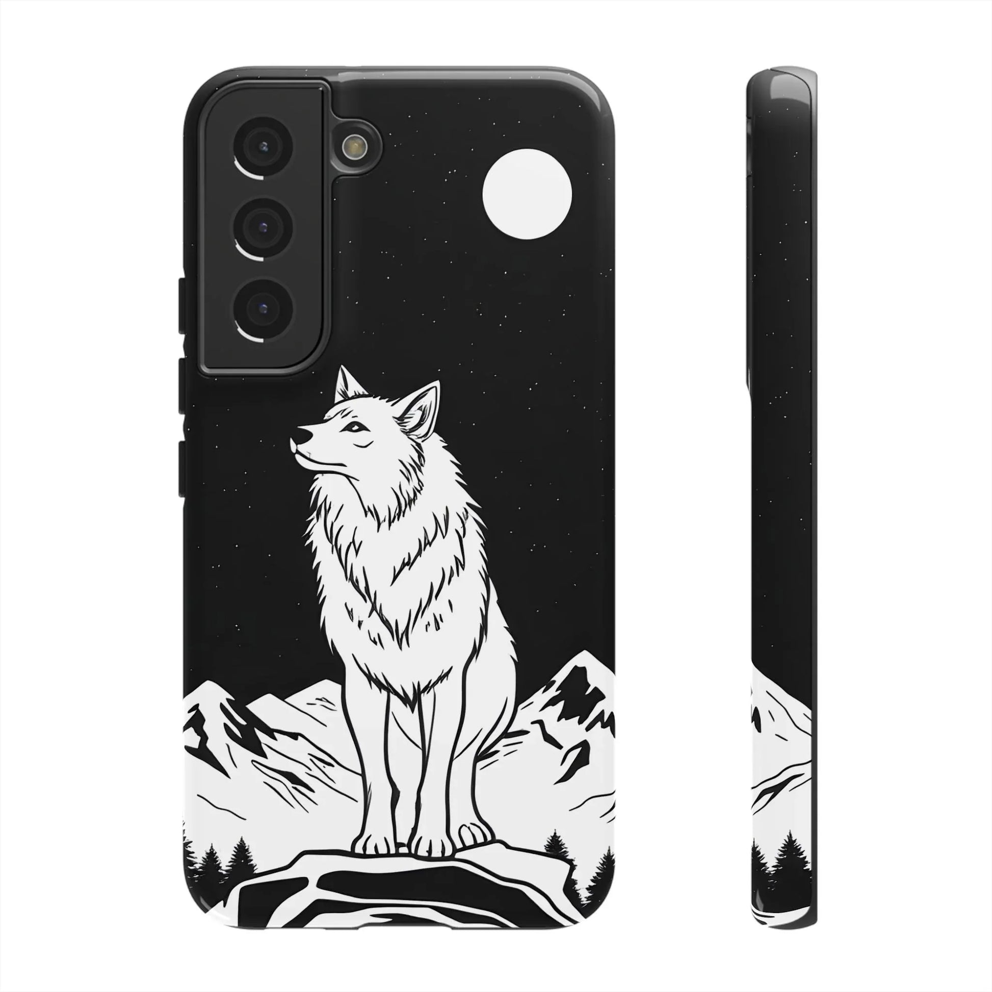 Majestic Wolf Phone Case for iPhone and Galaxy - KARARMDESIGN