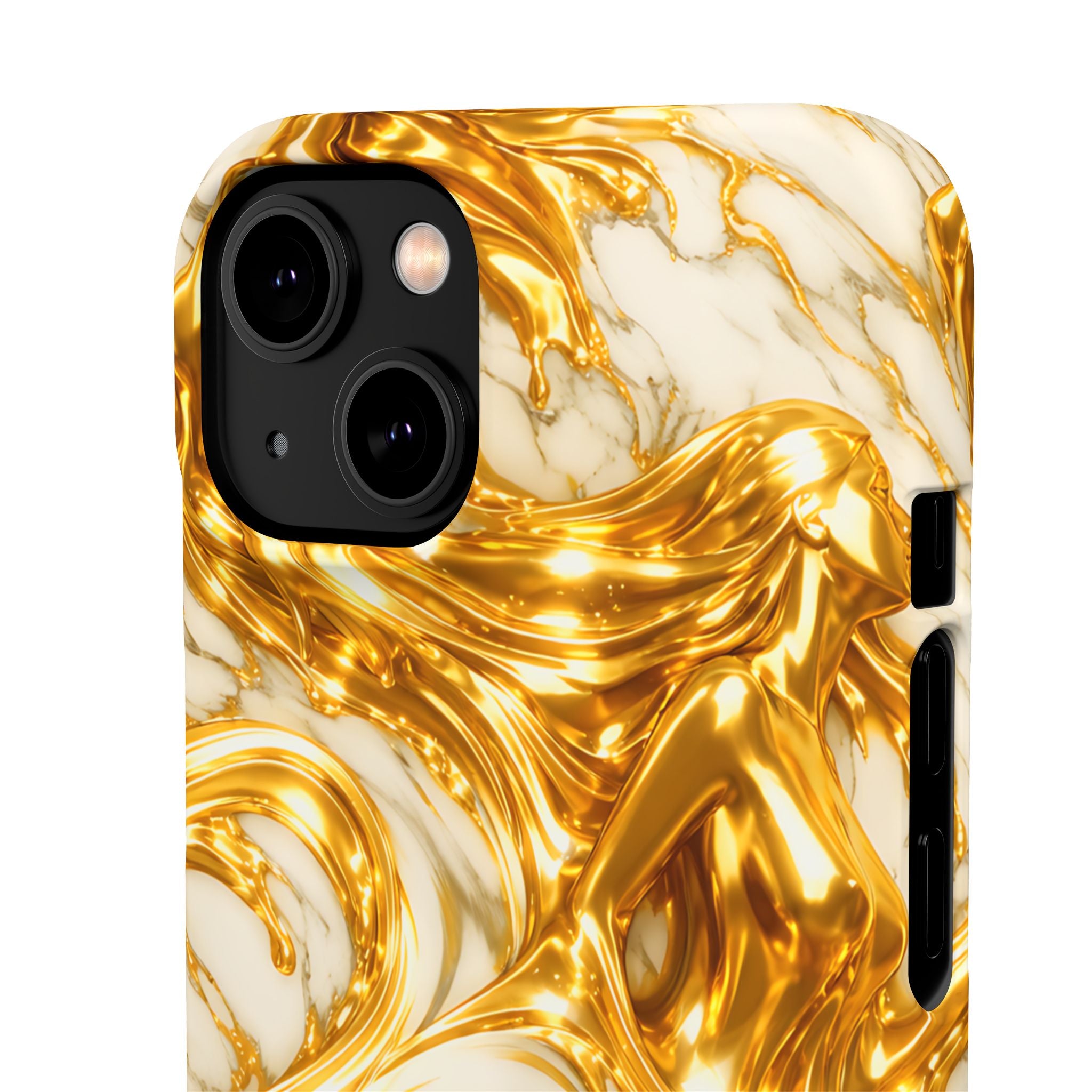Divine Gold Woman Snap Phone Case for iPhone & Galaxy