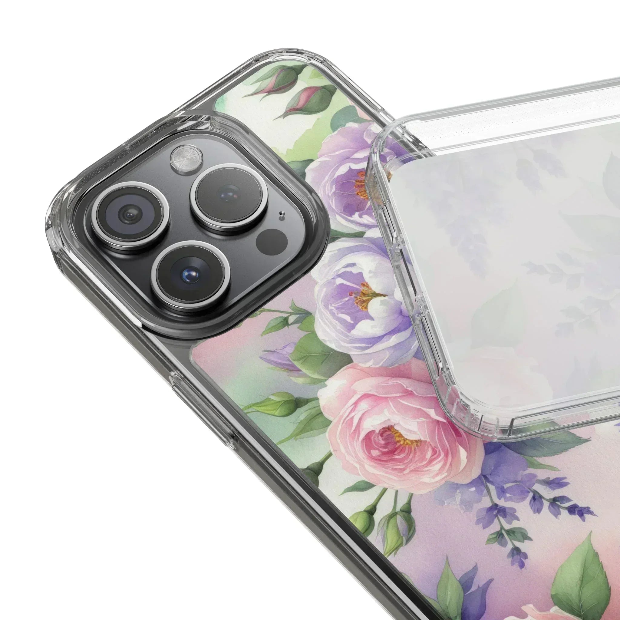 Clear Phone Case for iPhone 12-16 and Samsung Galaxy S21 - KARARMDESIGN