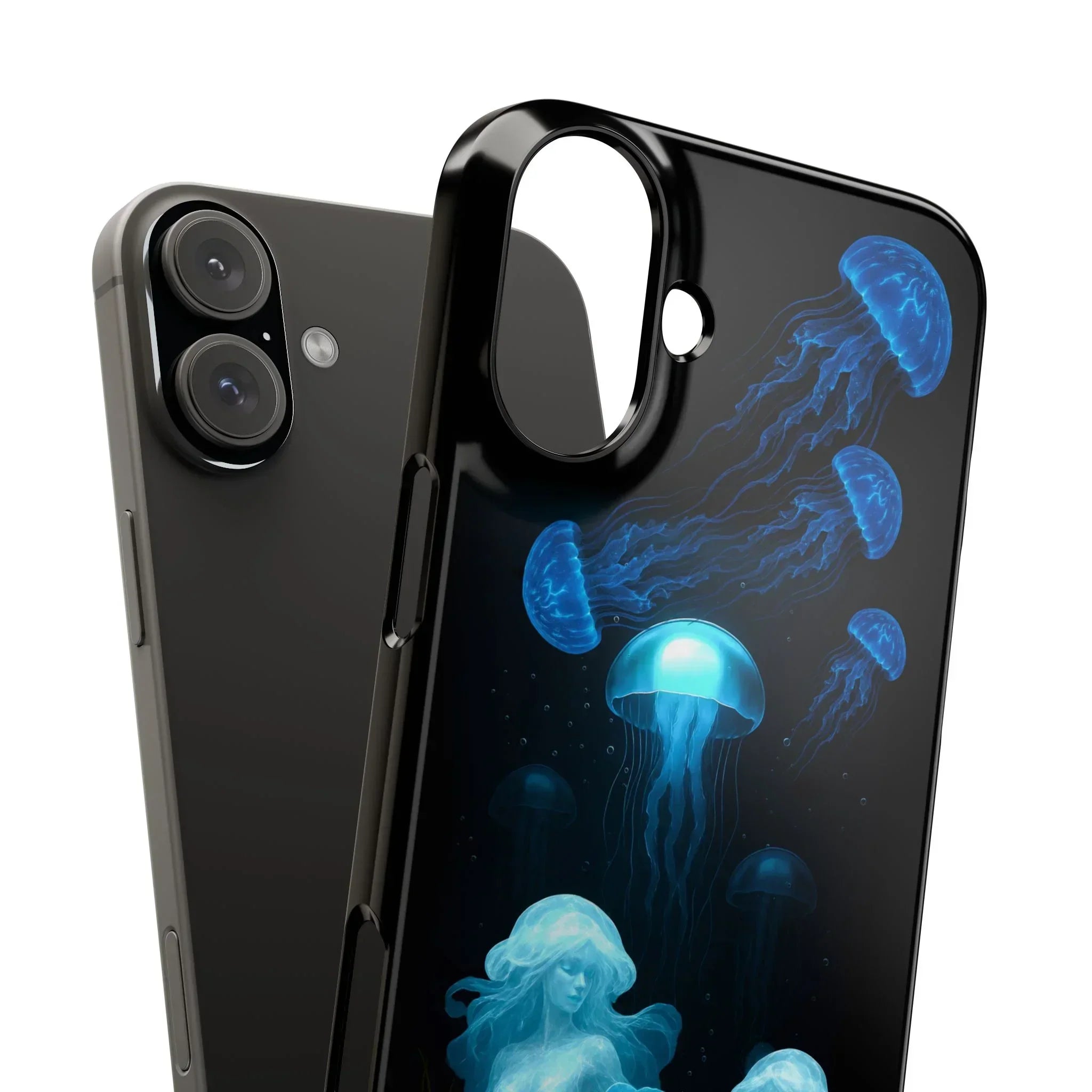 Jellyfish Rose Phone Case for iPhone 7-17 Models - KARARMDESIGN