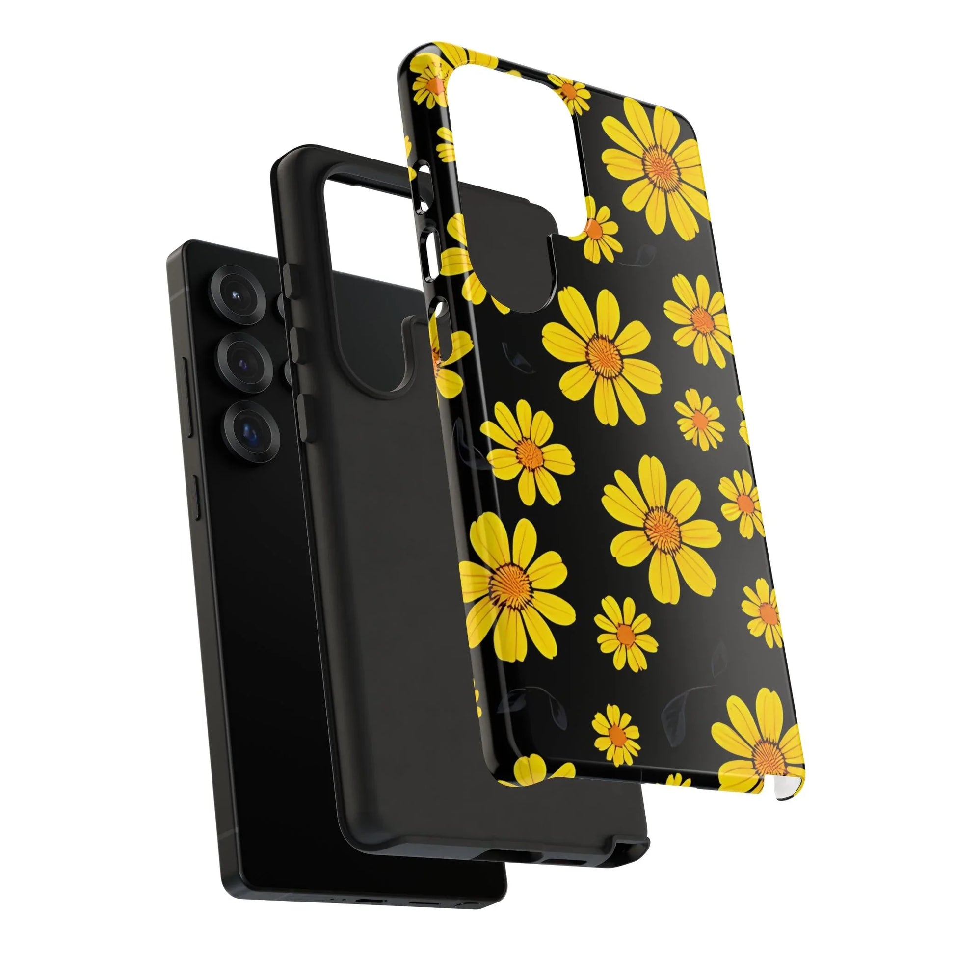 Elegant Floral Phone Case for Samsung Galaxy S20-S25 - KARARMDESIGN