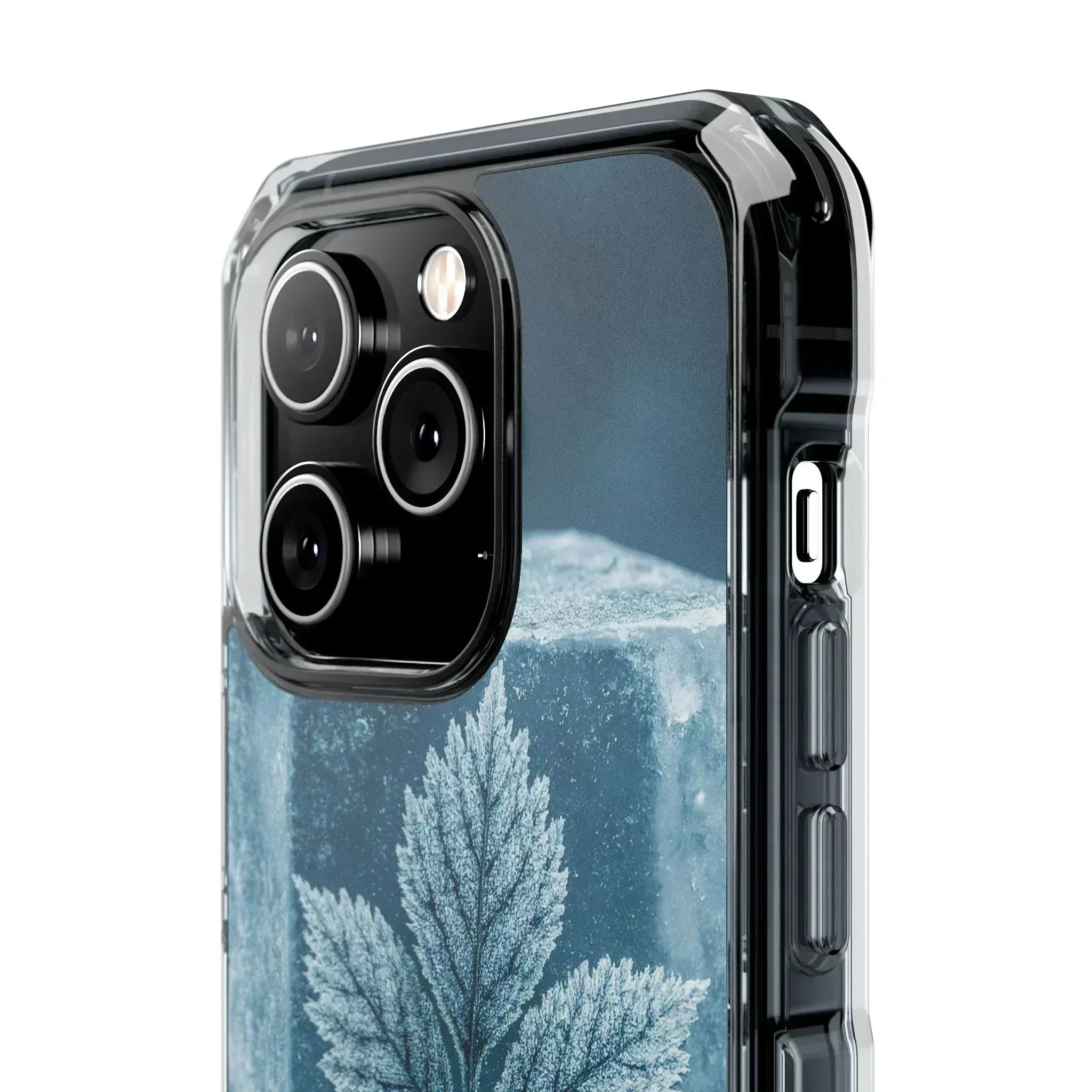 Frozen Leaf Inside Ice Cube - Phone Case for iPhone 14-16 - KARARMDESIGN