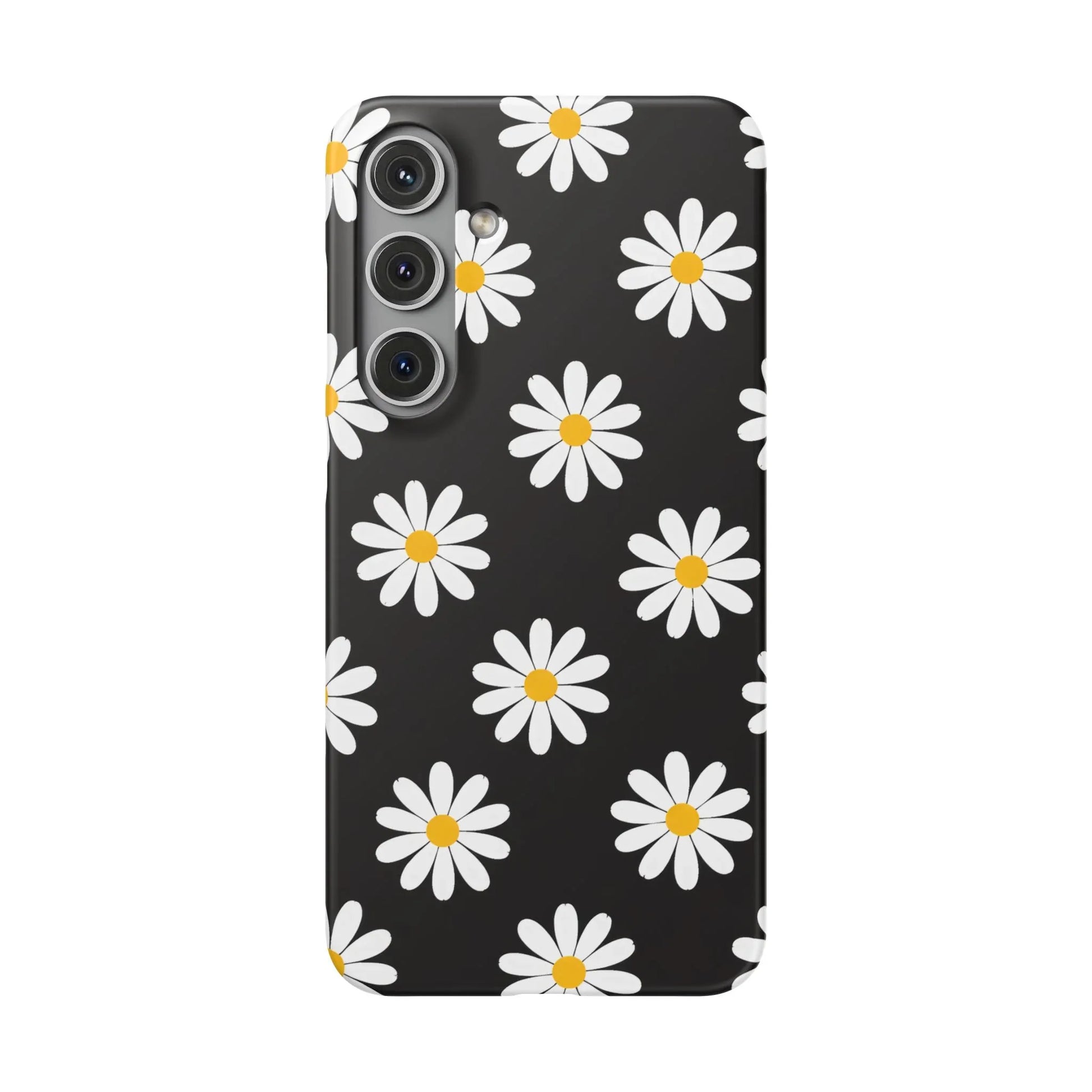 Daisy Charm Phone Case for iPhone 11-17 and Galaxy S20-S25 - KARARMDESIGN