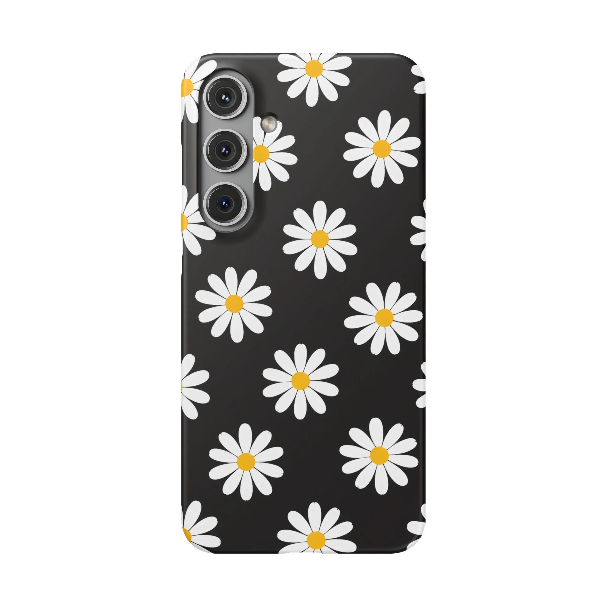 Daisy Charm Phone Case for iPhone 11-17 and Galaxy S20-S25 - KARARMDESIGN