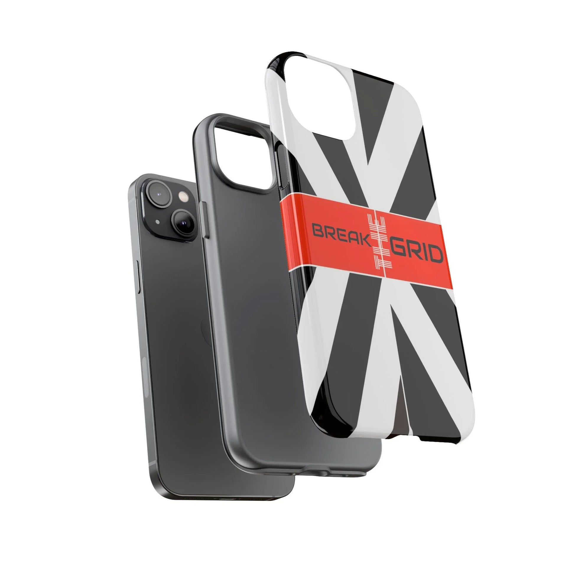Break The Grid Phone Case for iPhone 11–16 and Galaxy S20–S25 - KARARMDESIGN