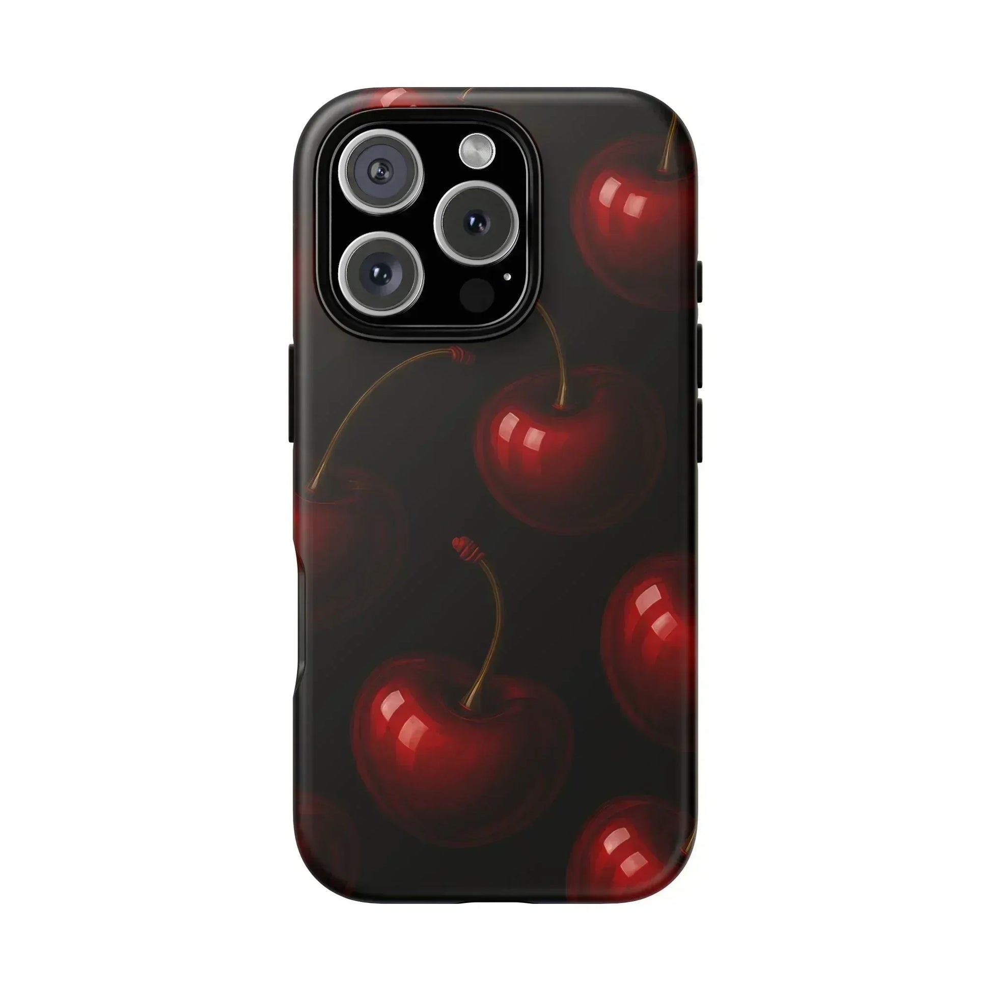 Cherry Phone Case for iPhone X-16 and Galaxy S20-S25 - KARARMDESIGN