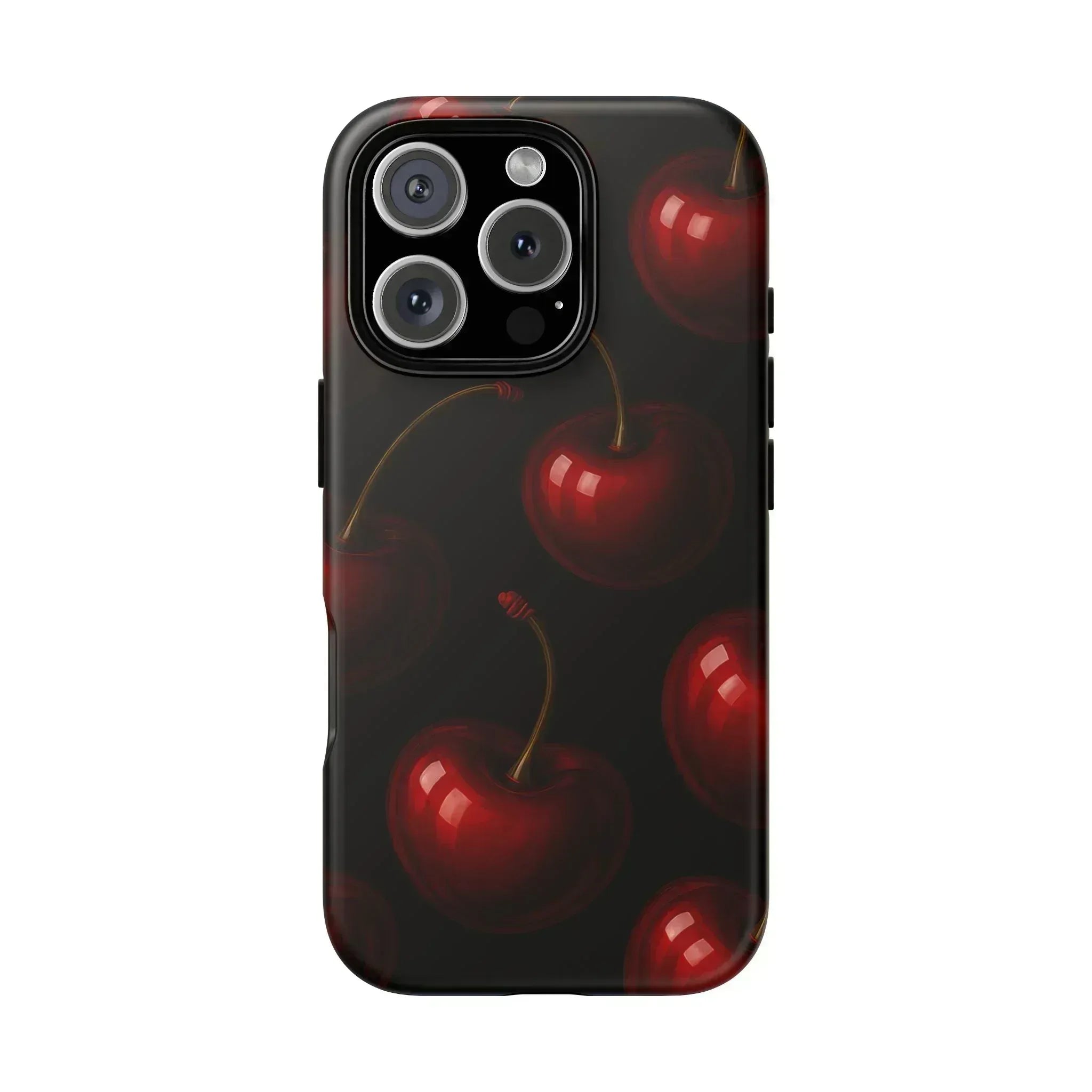 Cherry Phone Case for iPhone X-16 and Galaxy S20-S25 - KARARMDESIGN